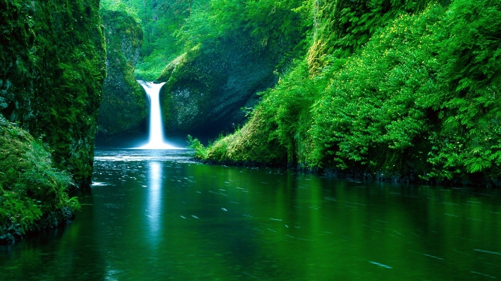 Скачать обои бесплатно Река, Водопады, Водопад, Земля/природа картинка на рабочий стол ПК