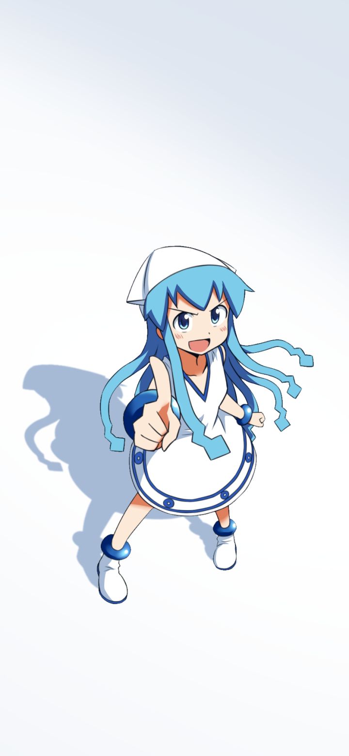 Handy-Wallpaper Animes, Ika Musume, Tintenfischmädchen kostenlos herunterladen.