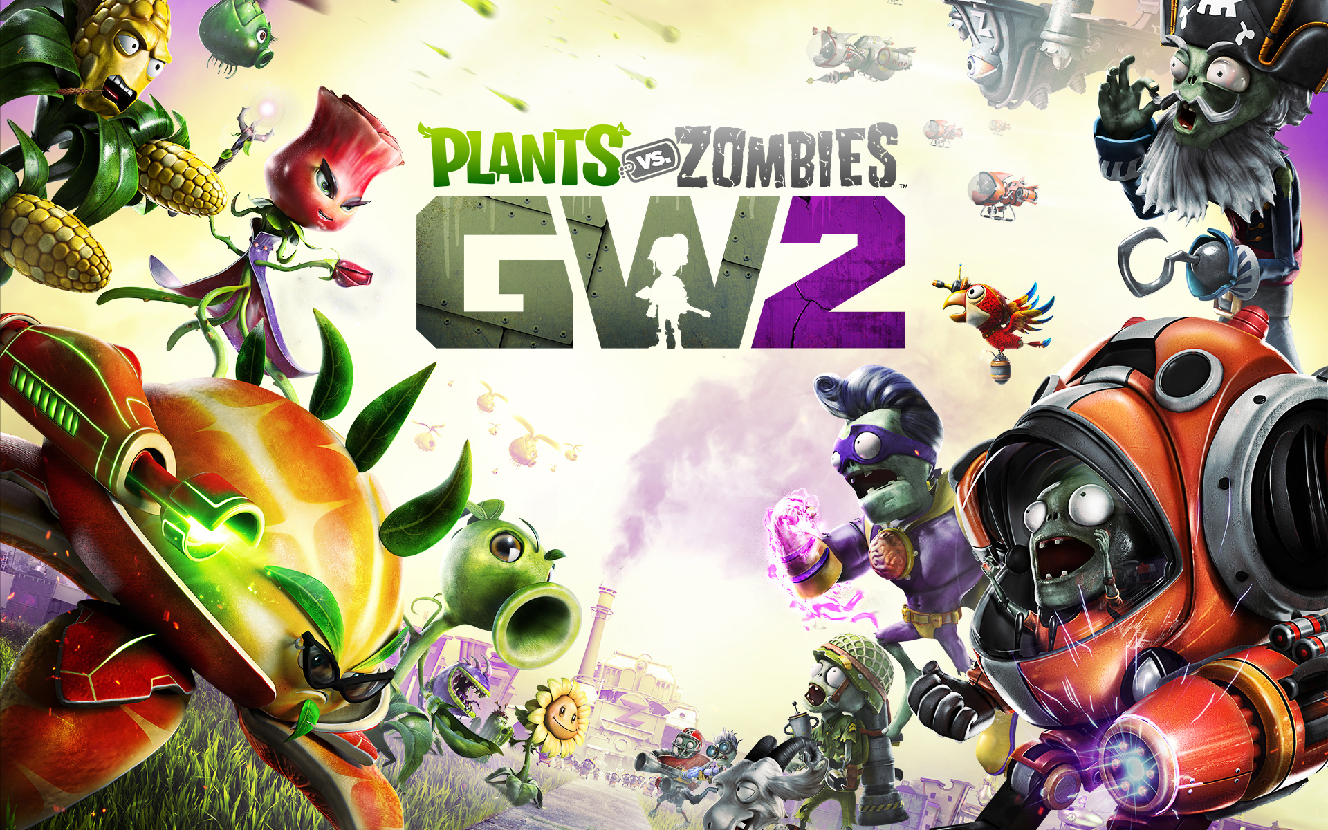 697251 скачать обои растения против зомби, видеоигры, растения против зомби: садовая война 2 - заставки и картинки бесплатно