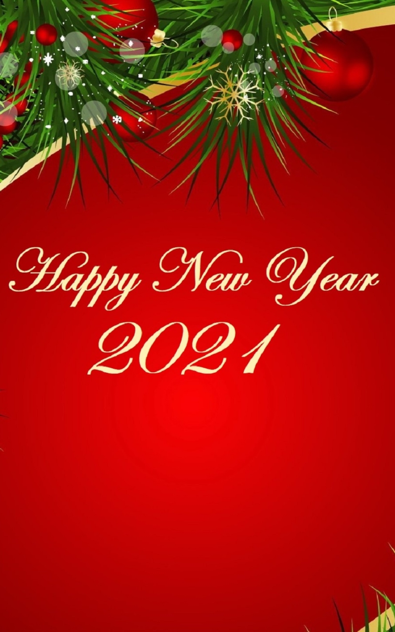 無料モバイル壁紙クリスマスオーナメント, ホリデー, 2021年新年をダウンロードします。