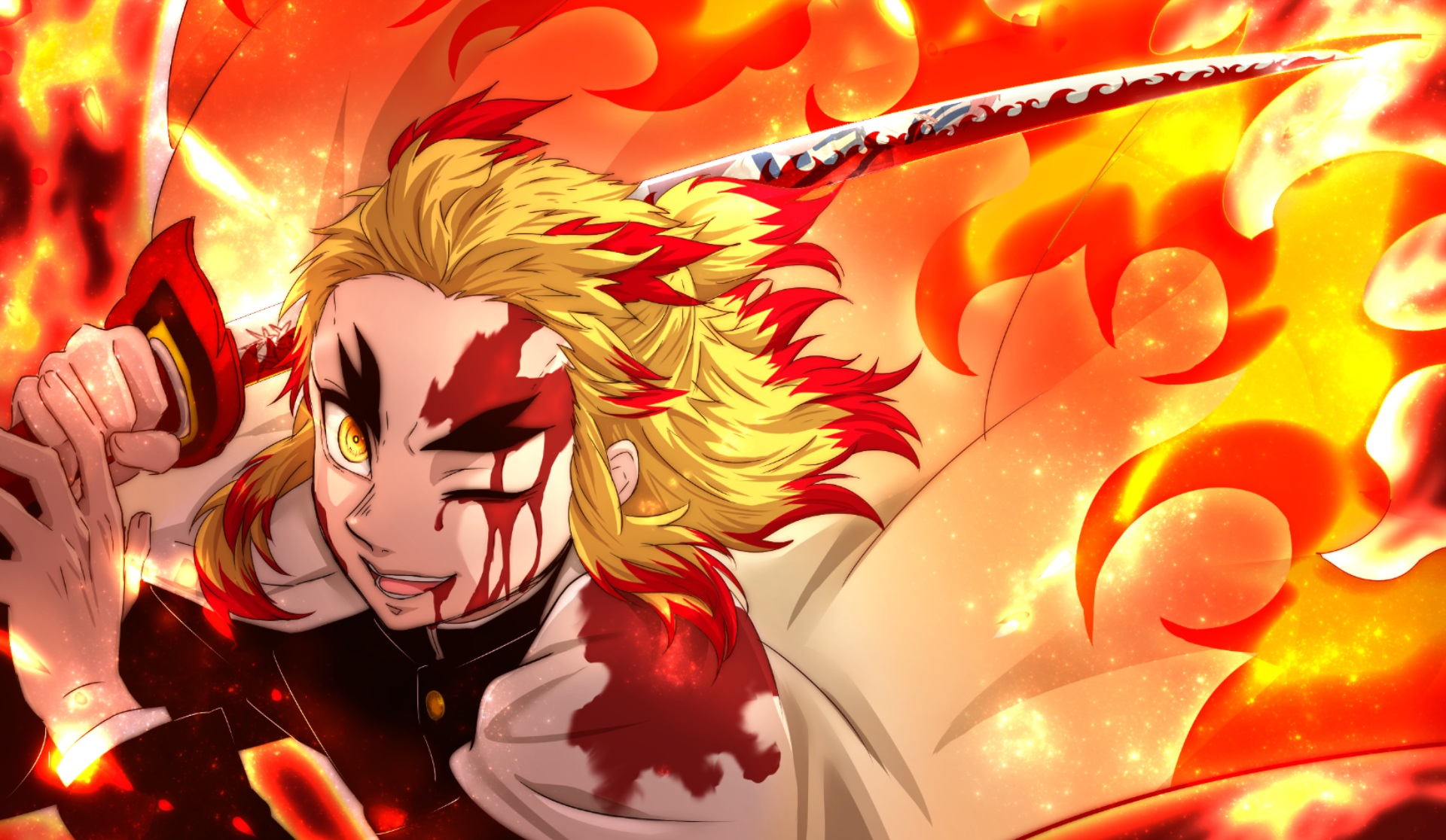 Free download wallpaper Anime, Demon Slayer: Kimetsu No Yaiba, Kyojuro Rengoku on your PC desktop
