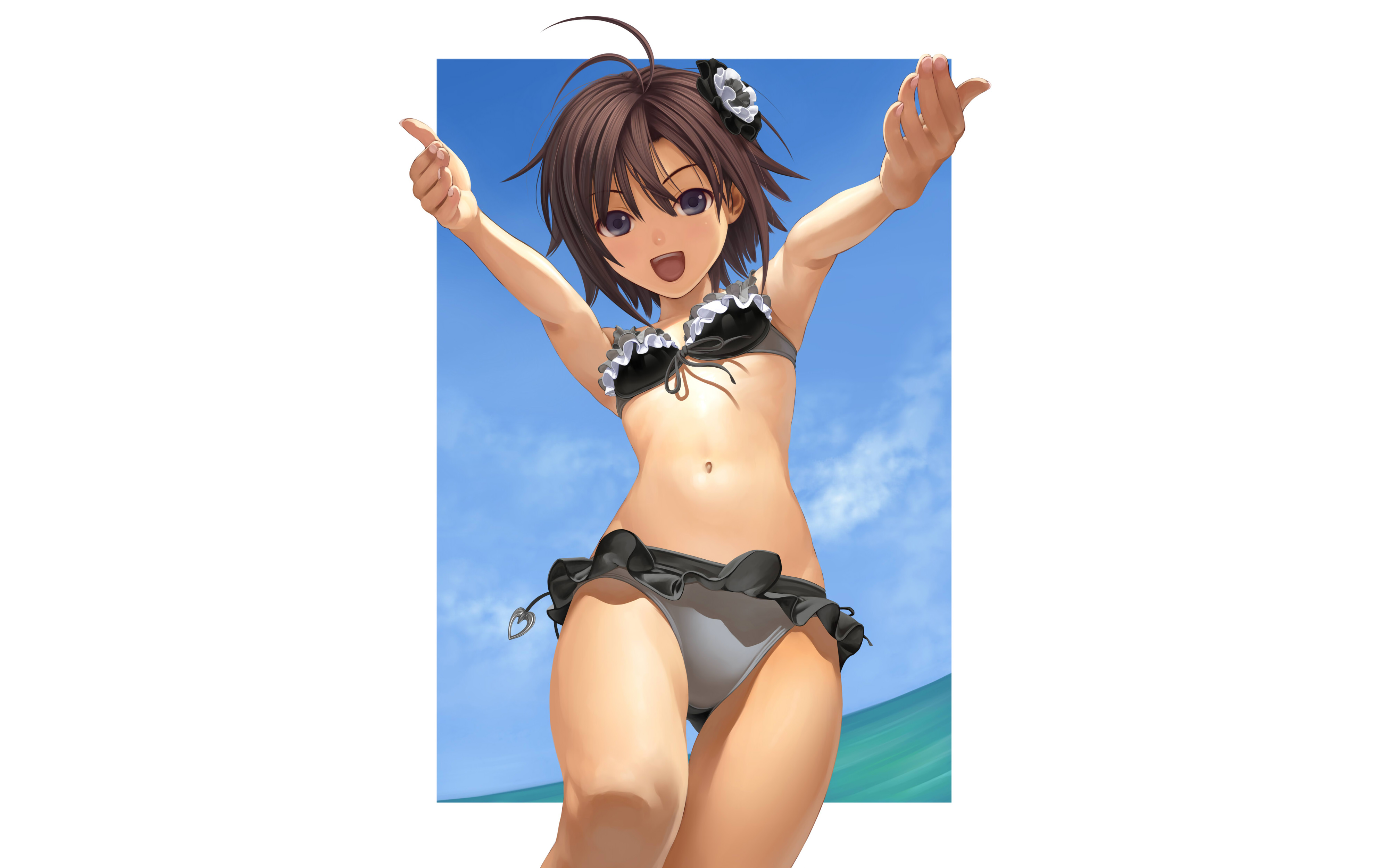 Baixe gratuitamente a imagem Anime, The Idolm@ster, Makoto Kikuchi na área de trabalho do seu PC