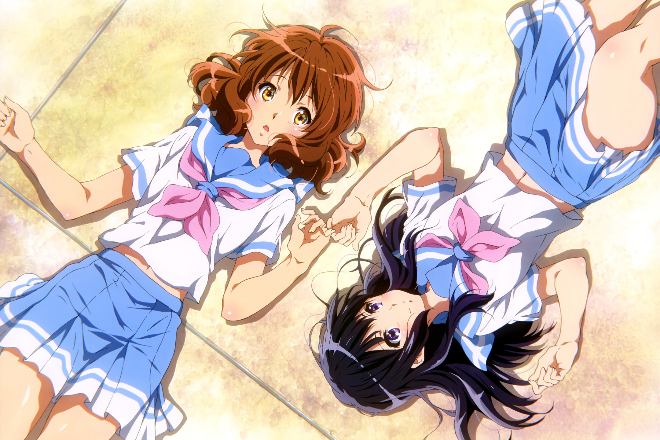 Baixar papel de parede para celular de Anime, Uniforme Escolar, Kumiko Oumae, Reina Kousaka, Hibike! Euphonium gratuito.