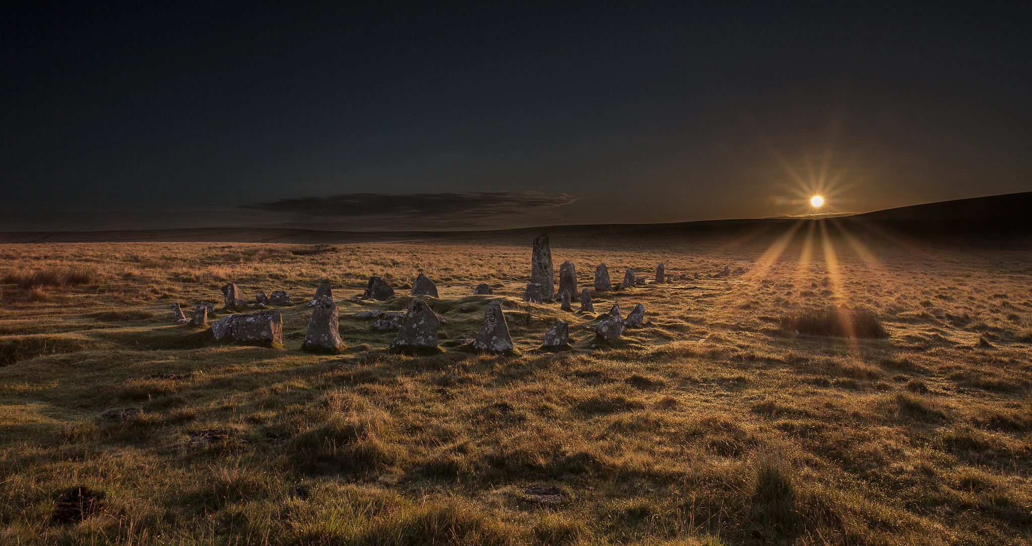 Laden Sie das Sonnenaufgang, Erde/natur, Dartmoor Nationalpark-Bild kostenlos auf Ihren PC-Desktop herunter