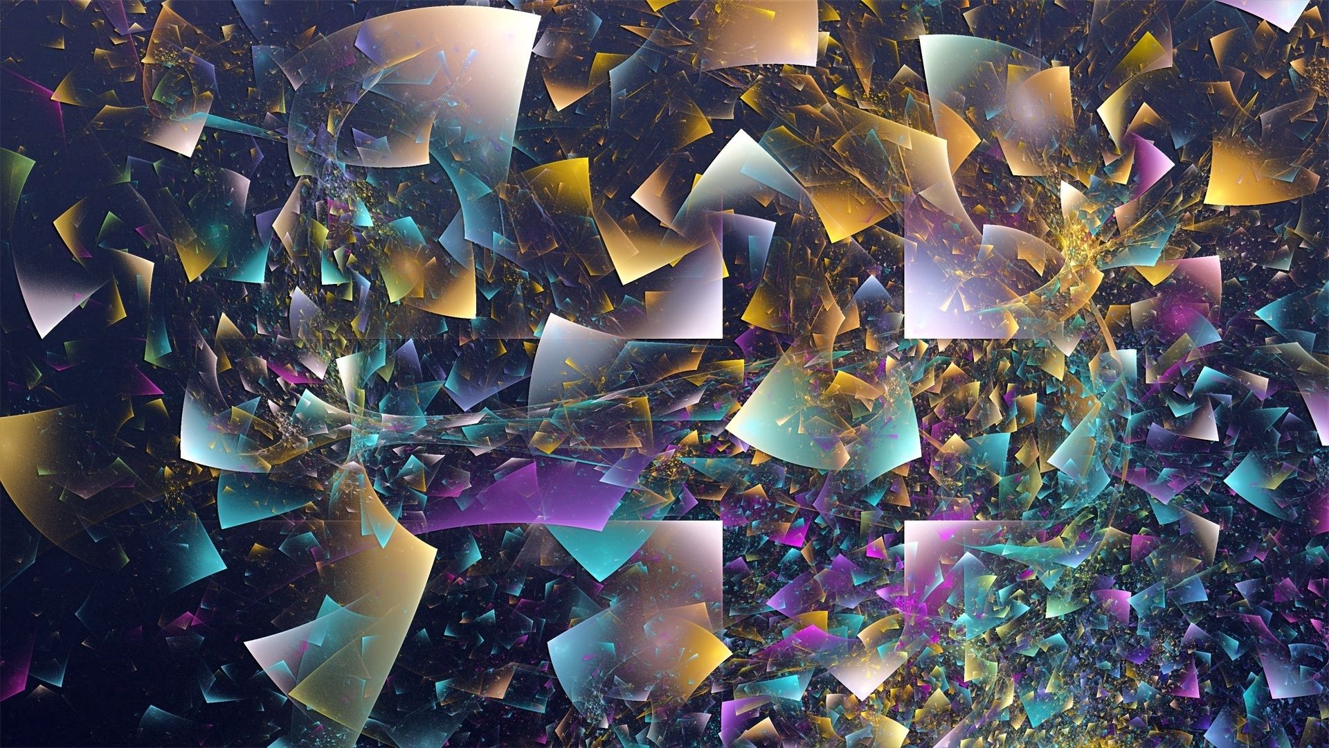 Desktop FHD stains, abstract, background, multicolored, motley, spots, shards, smithereens