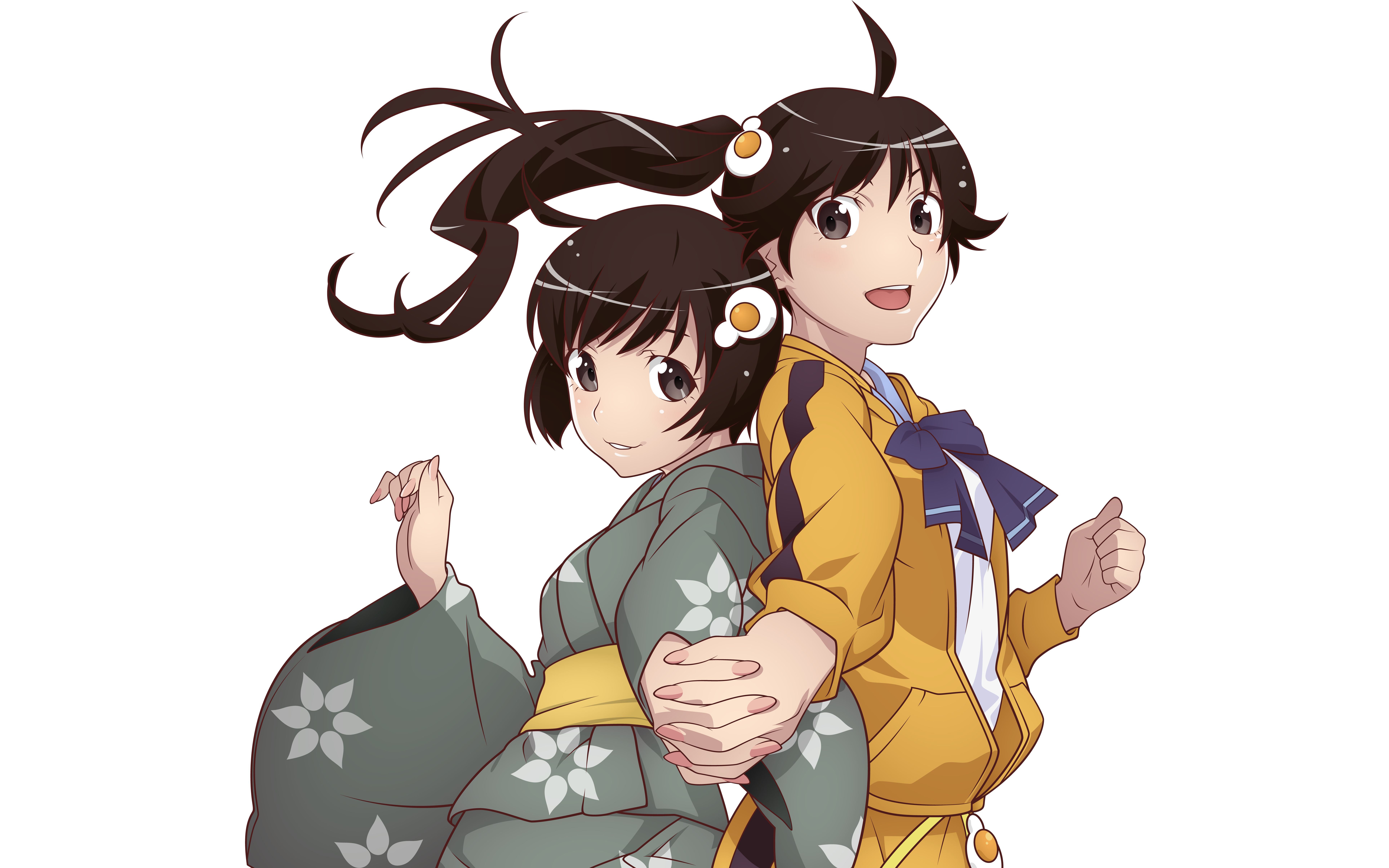833897 Hintergrundbild herunterladen animes, monogatari (serie), karen araragi, tsukihi araragi - Bildschirmschoner und Bilder kostenlos