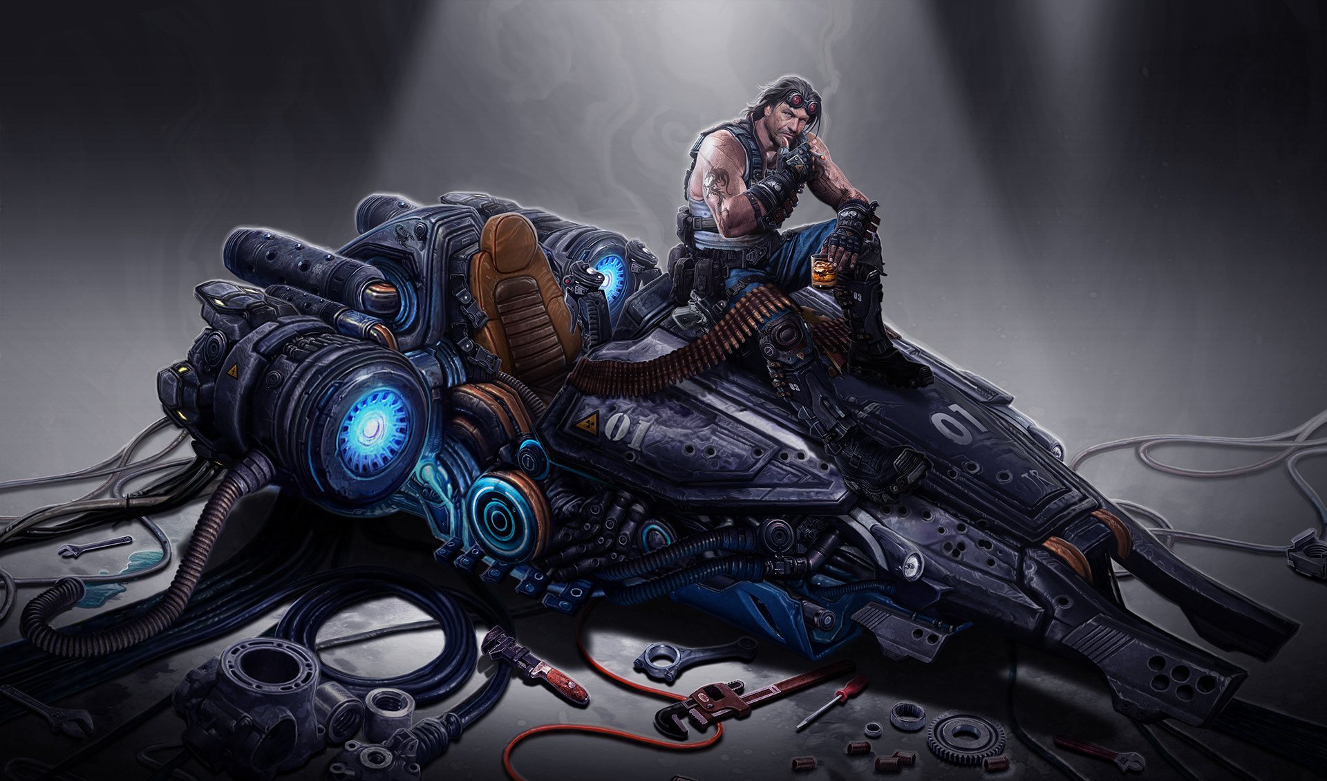 Download mobile wallpaper Starcraft, Video Game, Jim Raynor for free.
