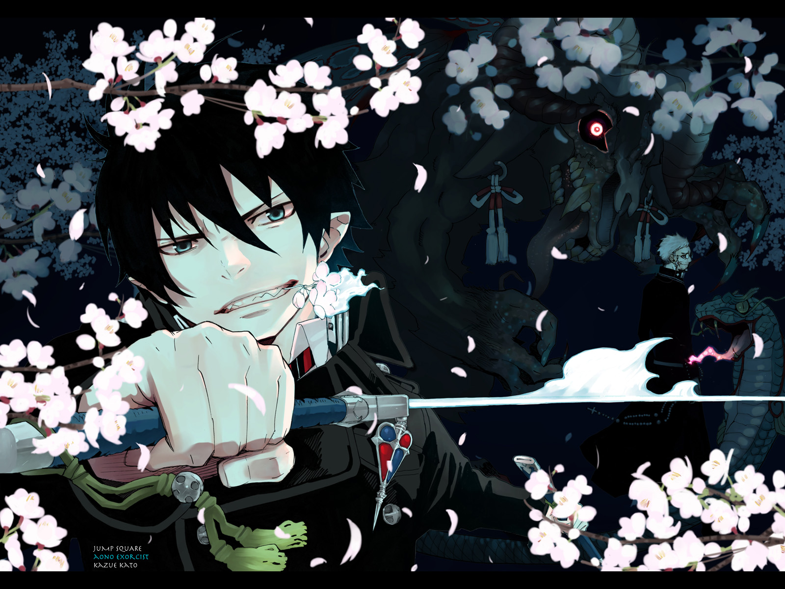 Laden Sie das Animes, Blue Exorcist-Bild kostenlos auf Ihren PC-Desktop herunter