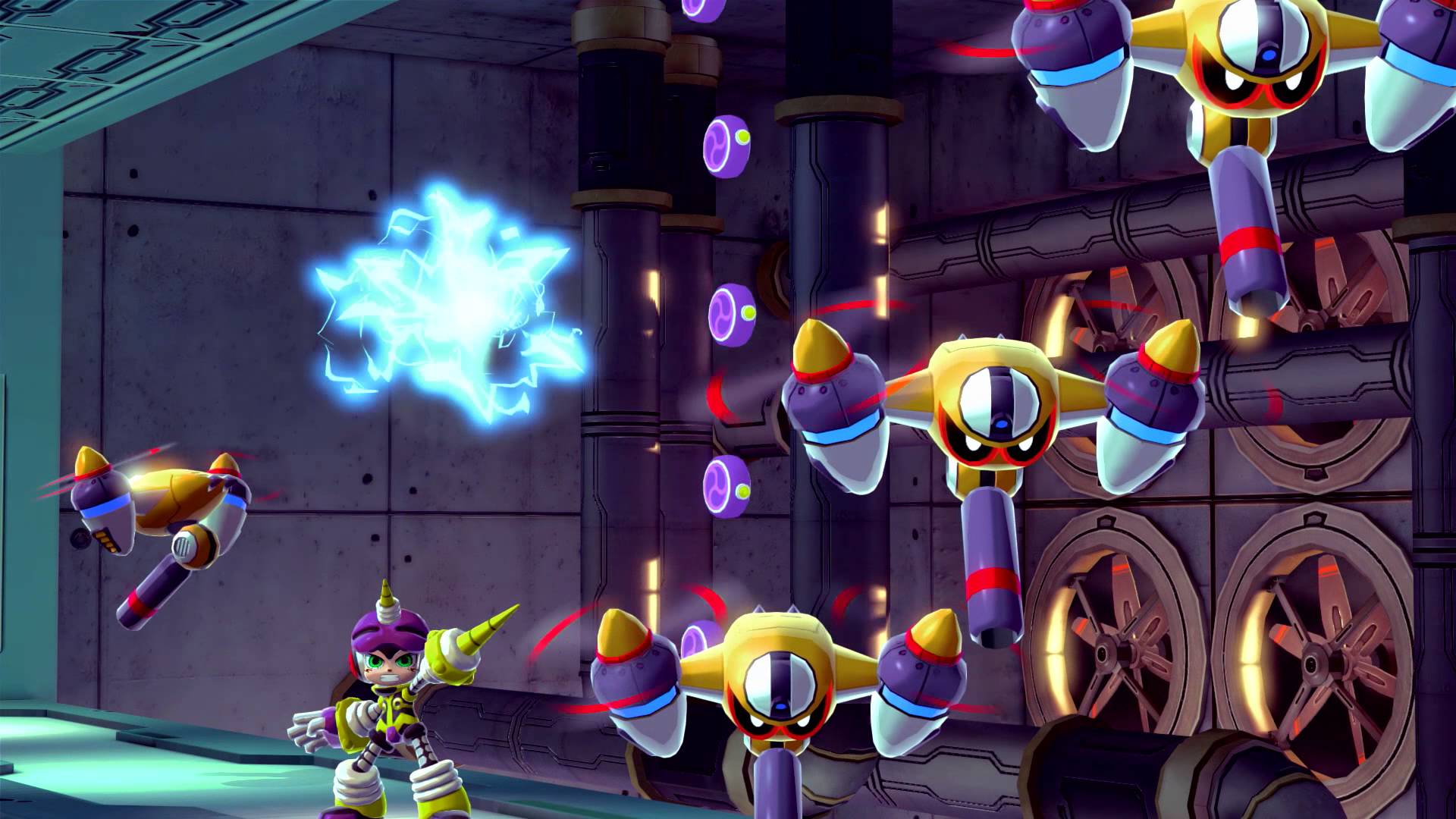 Laden Sie Mighty No 9 HD-Desktop-Hintergründe herunter