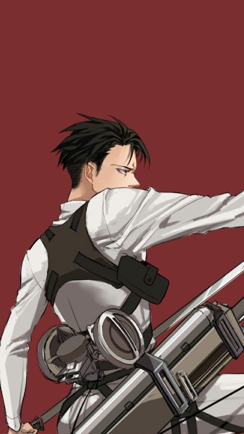 Handy-Wallpaper Animes, Attack On Titan, Levi Ackermann kostenlos herunterladen.