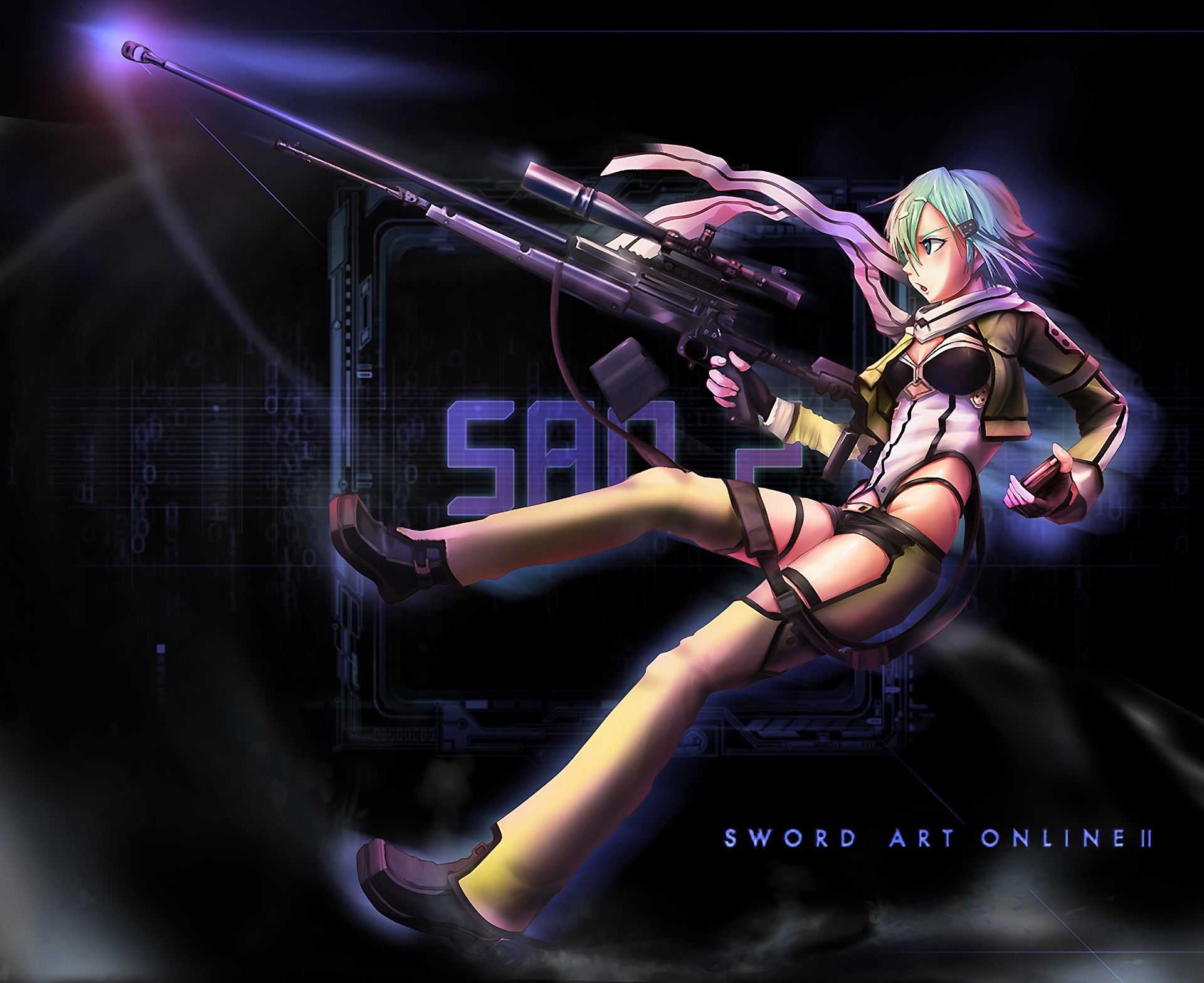Descarga gratis la imagen Sword Art Online, Animado, Espada Arte En Línea Ii, Sinon (Arte De Espada En Línea), Shino Asada en el escritorio de tu PC