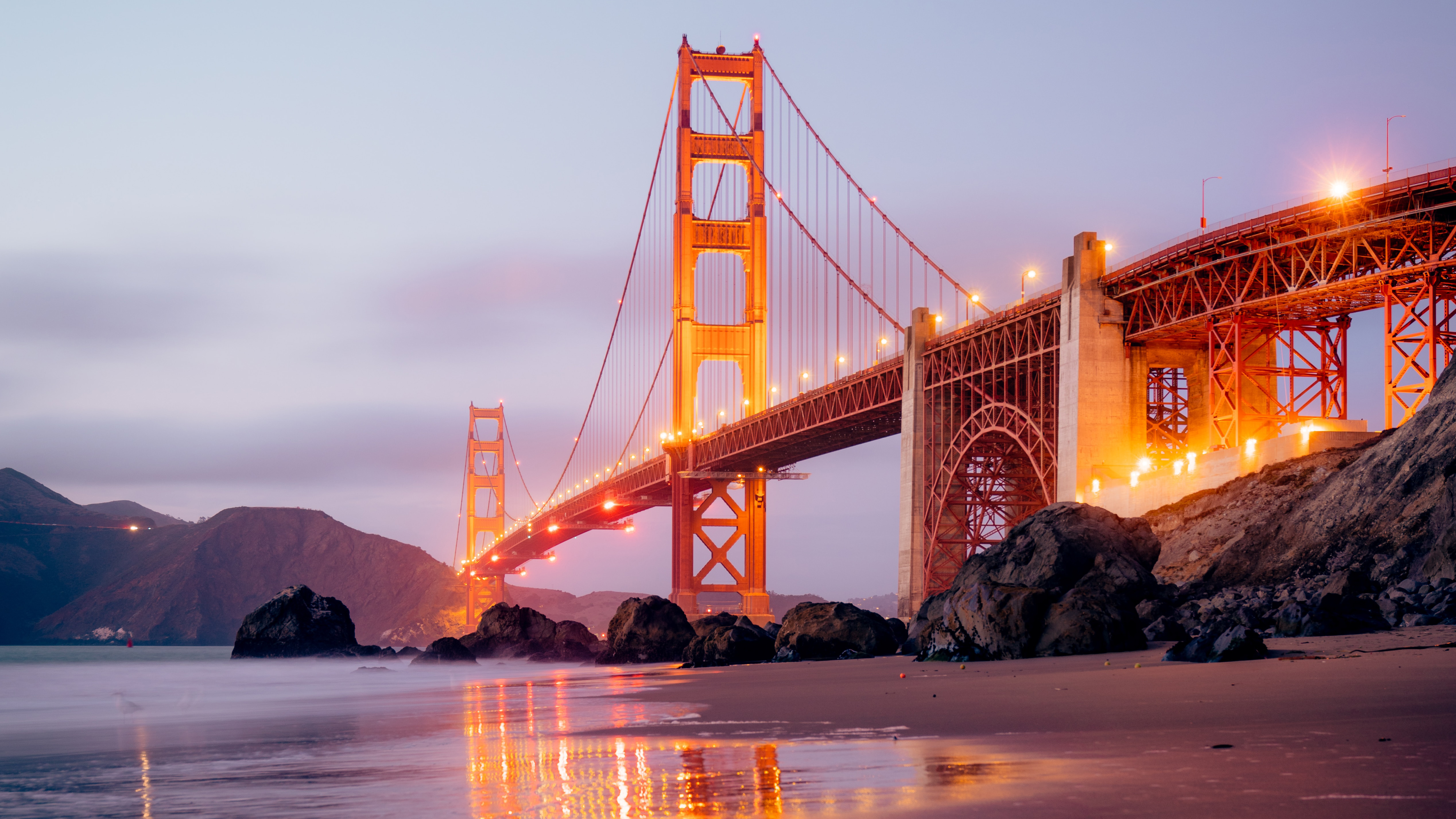 無料モバイル壁紙橋, ブリッジ, サンフランシスコ, ゴールデンゲート, マンメイドをダウンロードします。
