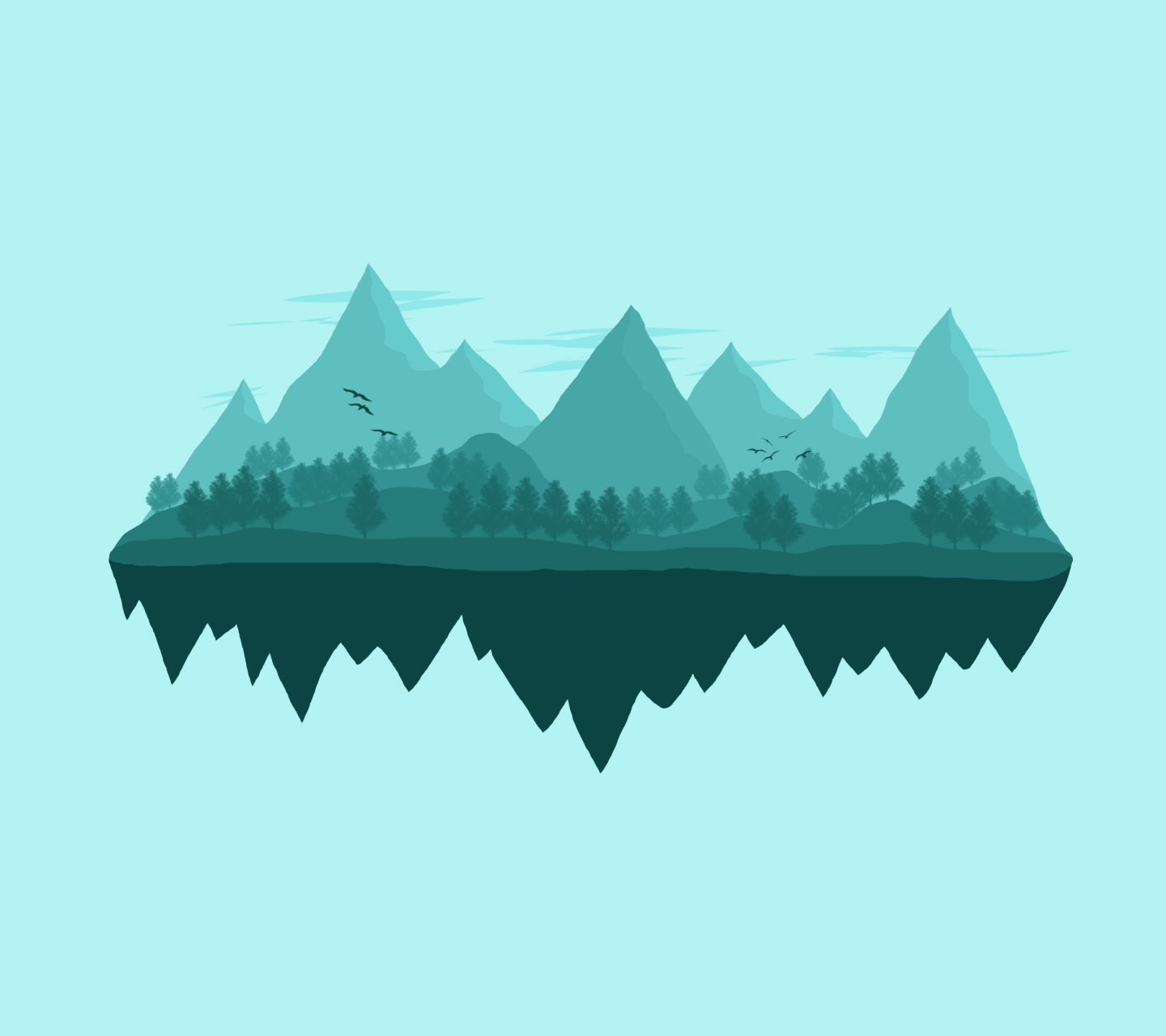 Free download wallpaper Landscape, Vector, Mountain, Artistic, Minimalist on your PC desktop