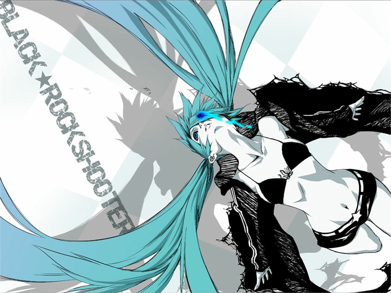 Download mobile wallpaper Anime, Black Rock Shooter, Hatsune Miku for free.