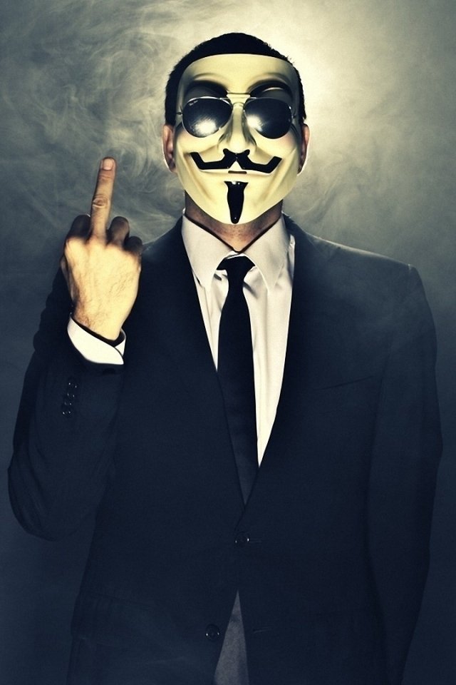 Download mobile wallpaper Dark, Anonymous for free.