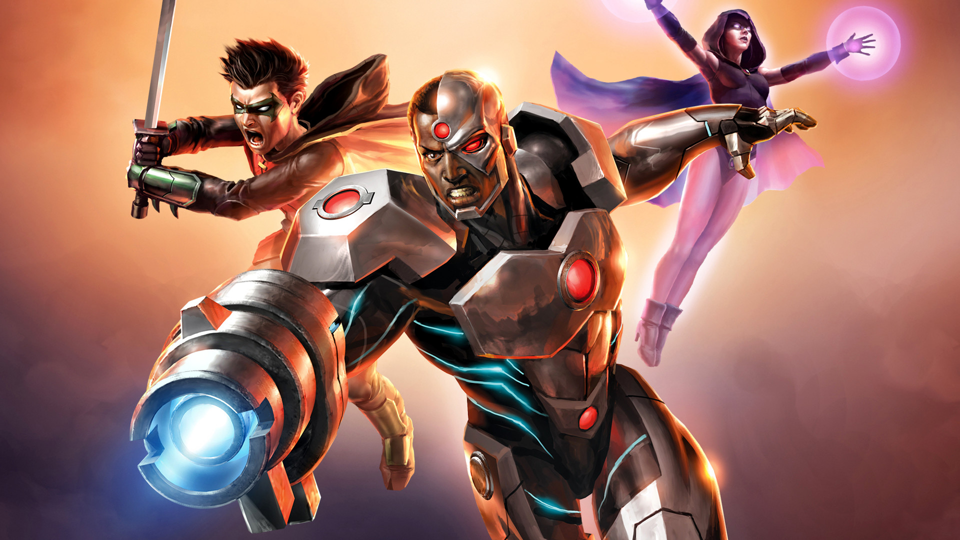 Die besten Justice League Vs Teen Titans-Hintergründe für den Telefonbildschirm