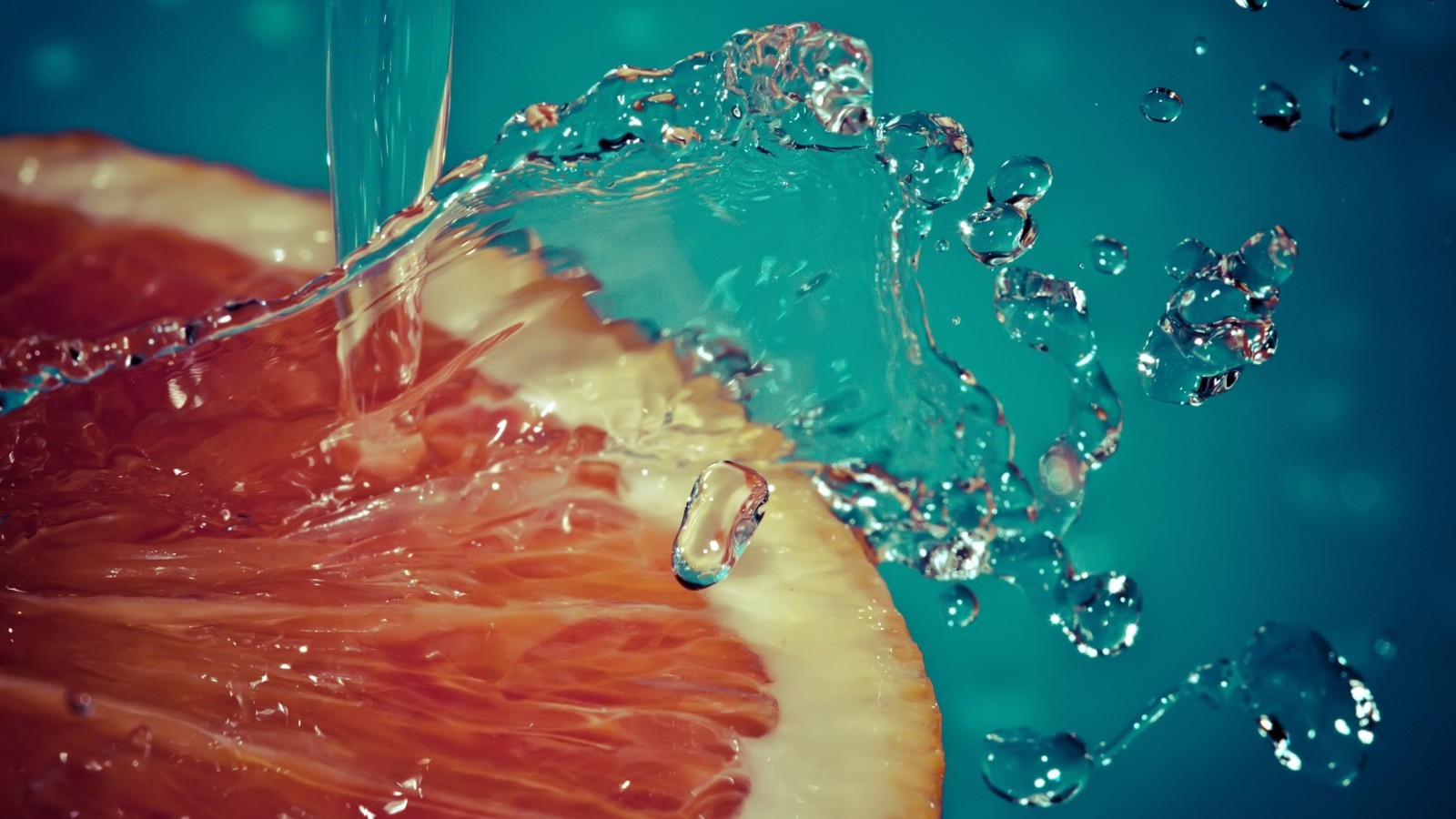 water, fruits, food, oranges, drops