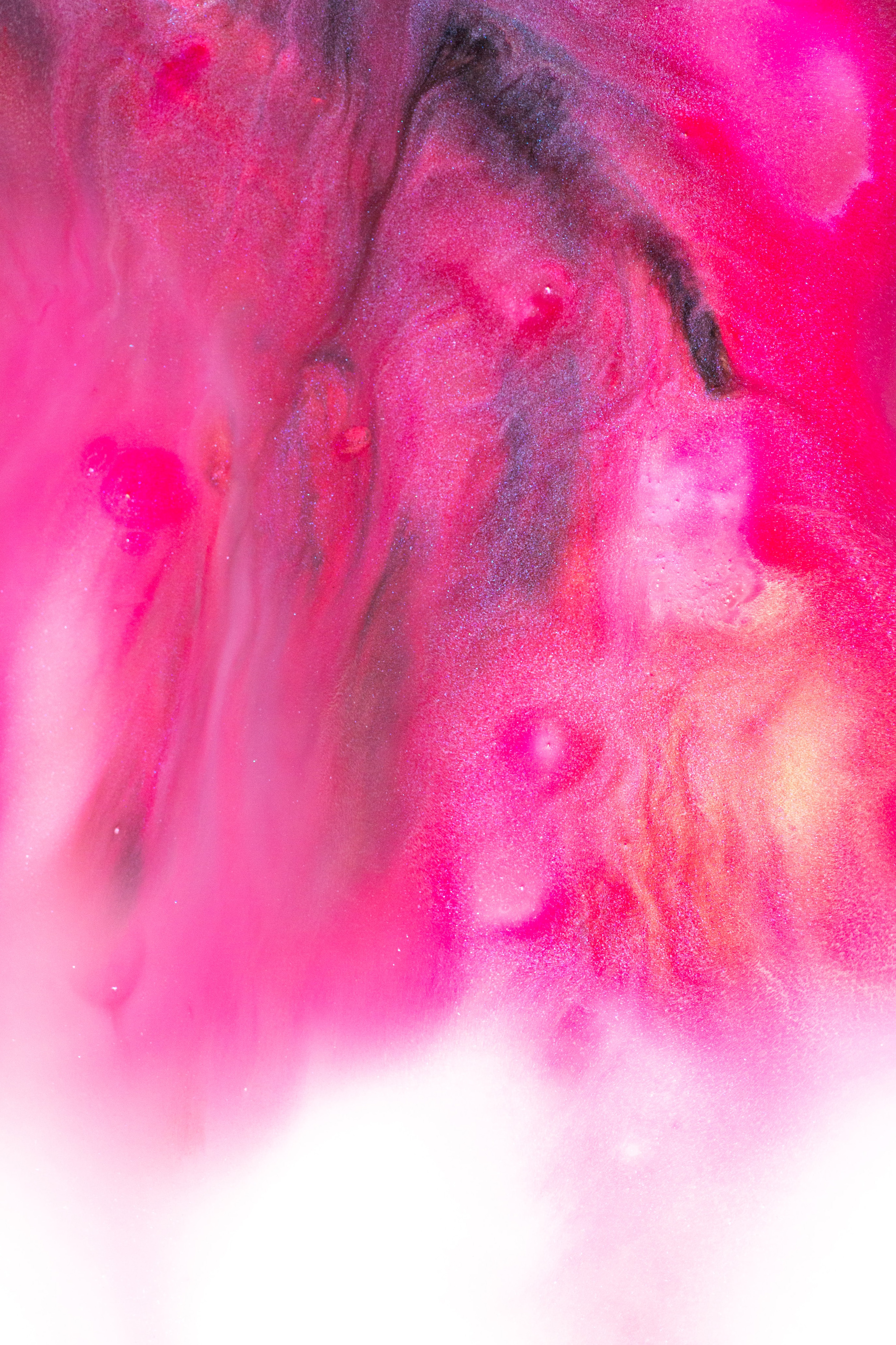 Download mobile wallpaper Pink, Divorces, Paint, Abstract, Liquid for free.
