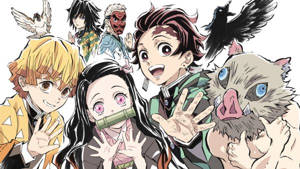 Fond d'écran HD: Animé, Nezuko Kamado, Les Rôdeurs De La Nuit, Giyuu