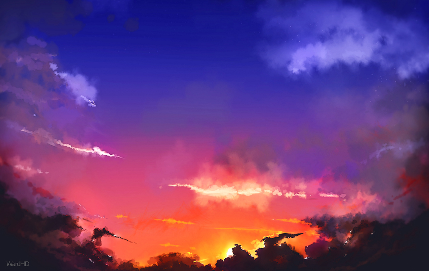 Baixe gratuitamente a imagem Fantasia, Pôr Do Sol, Céu, Luz, Nuvem na área de trabalho do seu PC