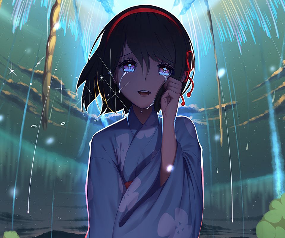 Descarga gratuita de fondo de pantalla para móvil de Animado, Kimi No Na Wa, Mitsuha Miyamizu.