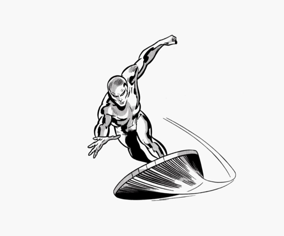 Handy-Wallpaper Comics, Silver Surfer kostenlos herunterladen.