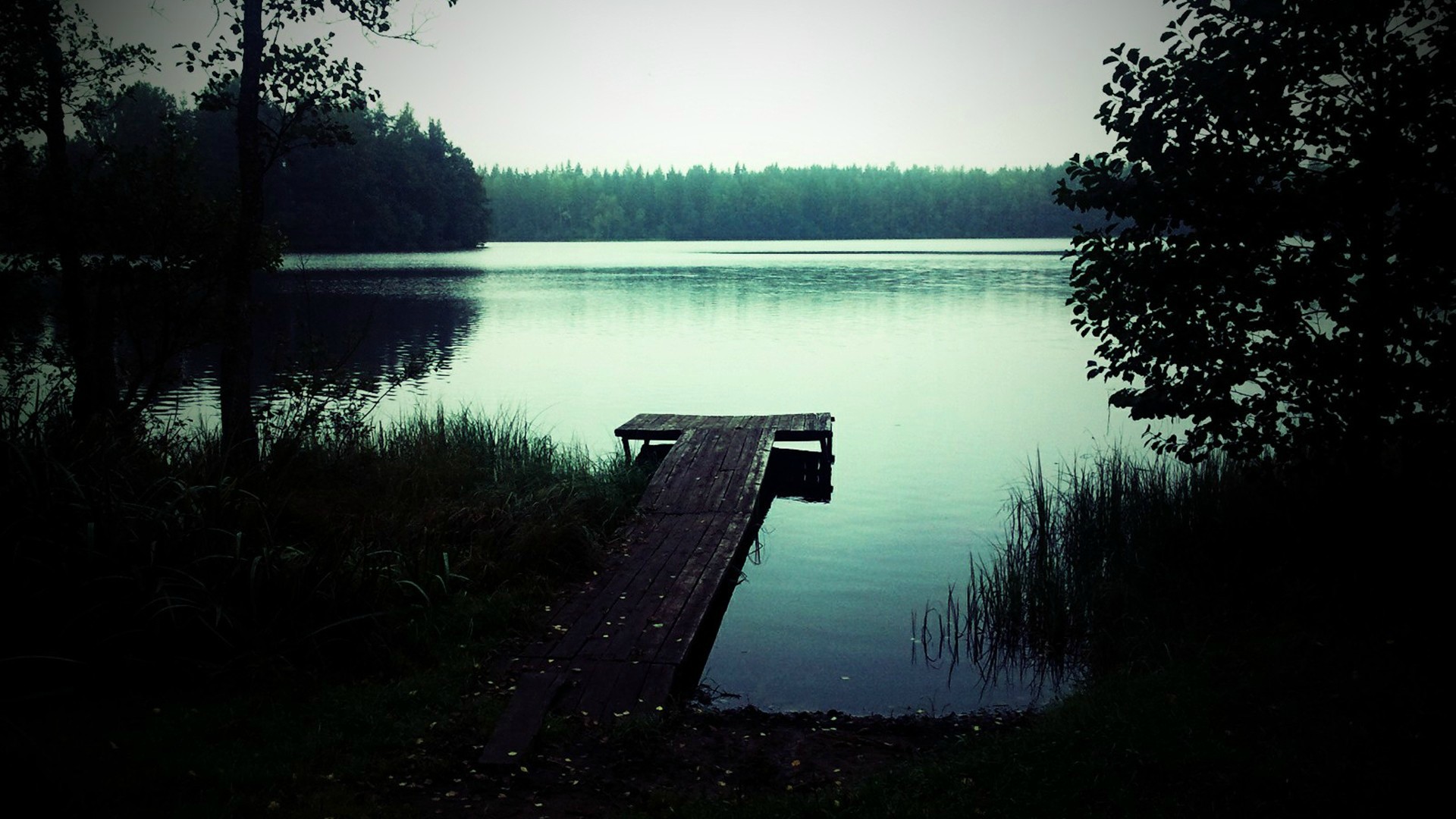 Download mobile wallpaper Lake, Pier, Man Made for free.