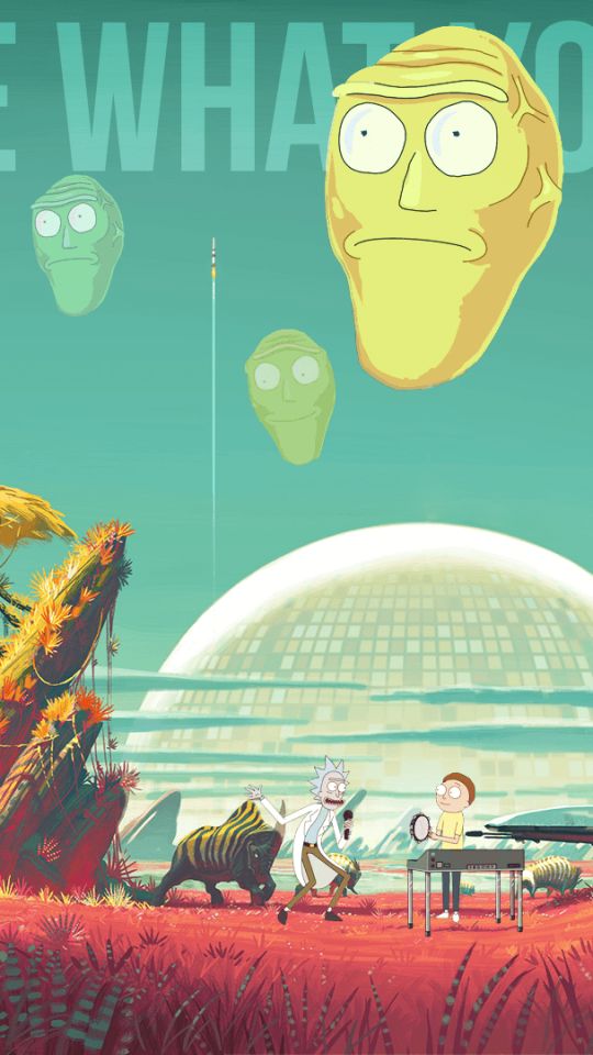 Download mobile wallpaper Tv Show, No Man's Sky, Rick Sanchez, Morty Smith, Rick And Morty for free.