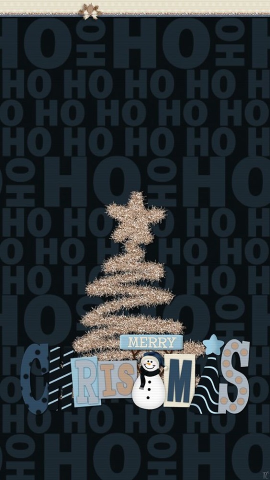 Handy-Wallpaper Feiertage, Weihnachten, Schneemann, Weihnachtsbaum, Frohe Weihnachten kostenlos herunterladen.