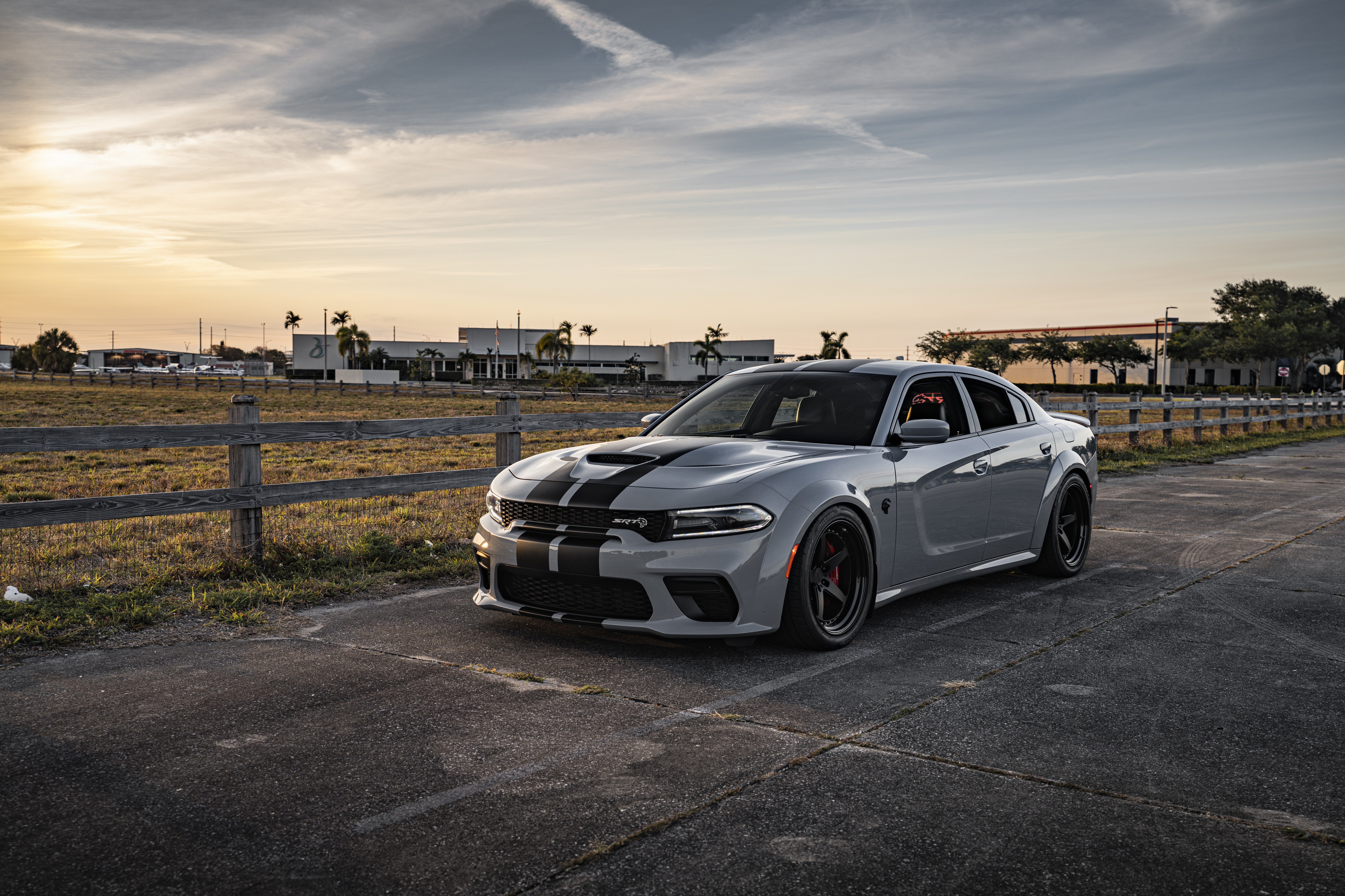 Download mobile wallpaper Dodge, Muscle Car, Vehicles, Dodge Charger Srt Hellcat for free.