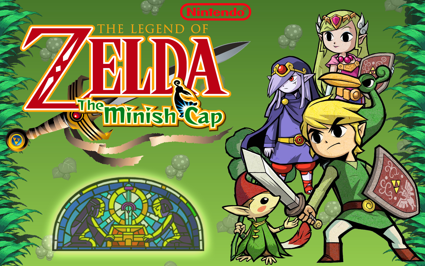 video game, the legend of zelda: the minish cap, ezlo (the legend of zelda), link, vaati (the legend of zelda), zelda