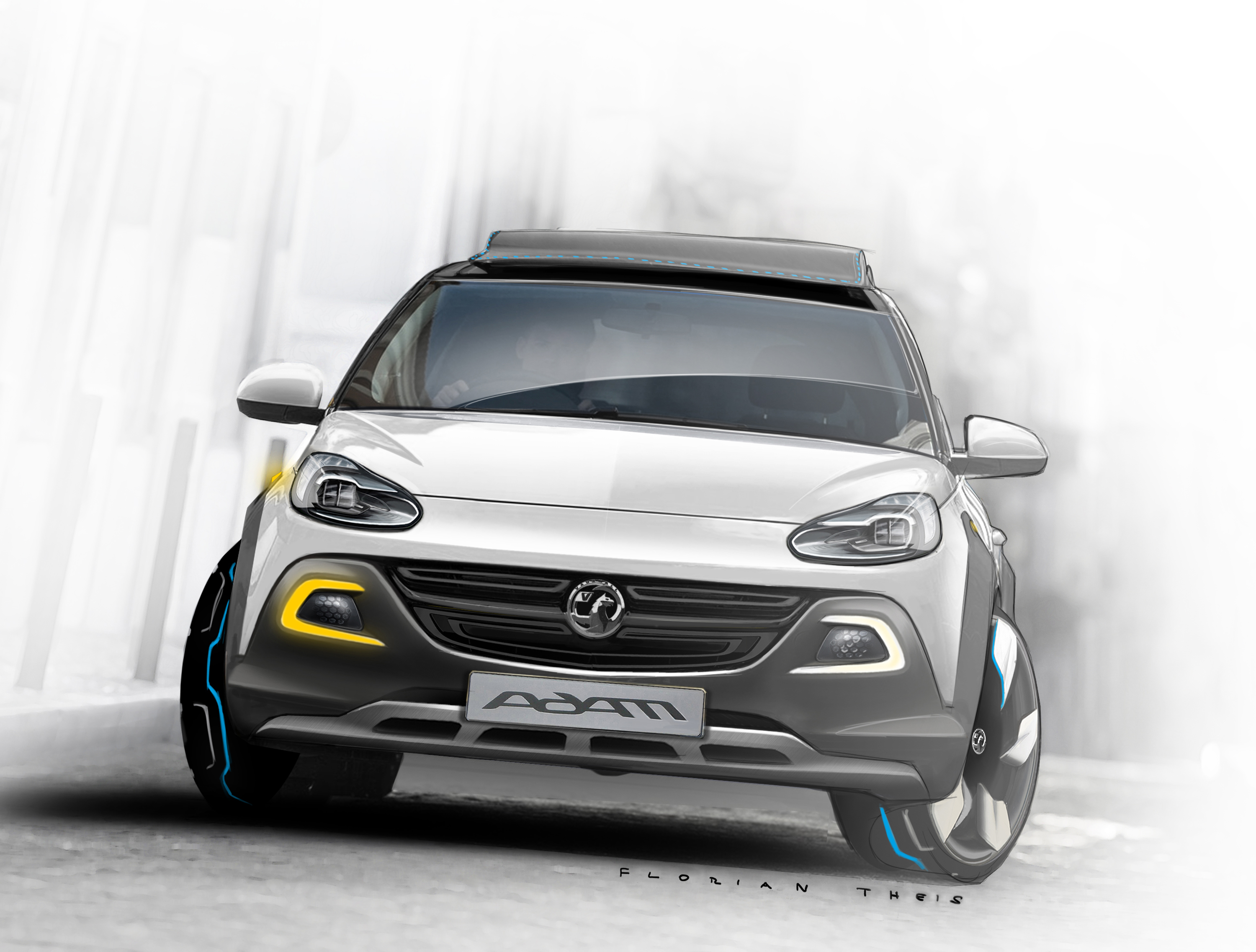 Laden Sie Opel Adam HD-Desktop-Hintergründe herunter