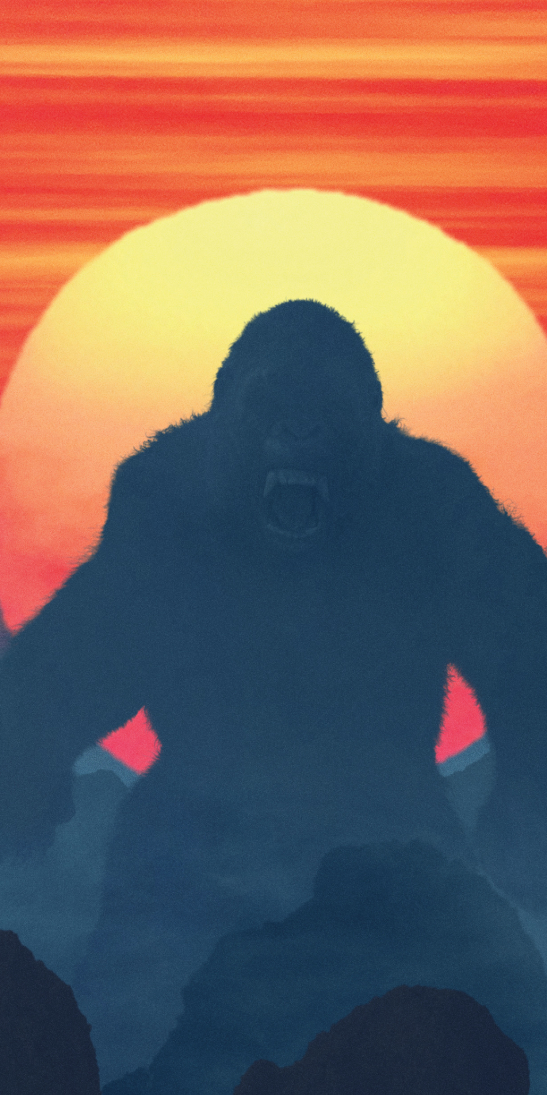 Download mobile wallpaper King Kong, Monster, Helicopter, Movie, Kong: Skull Island for free.