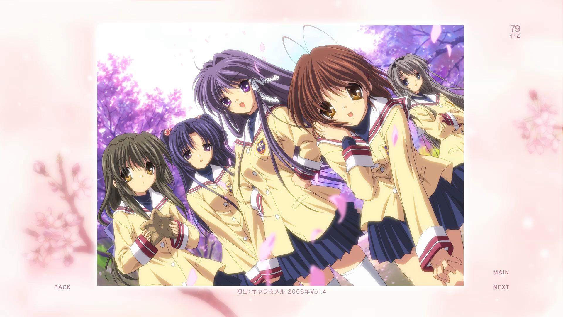 Descarga gratuita de fondo de pantalla para móvil de Clannad, Fuuko Ibuki, Kotomi Ichinose, Kyo Fujibayashi, Nagisa Furukawa, Tomoyo Sakagami, Animado.