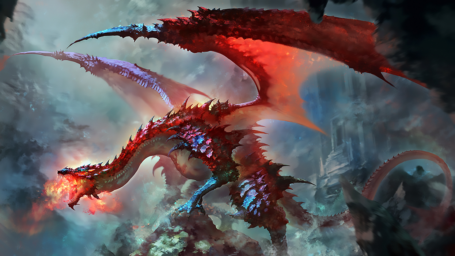 Download mobile wallpaper Fantasy, Dragon for free.