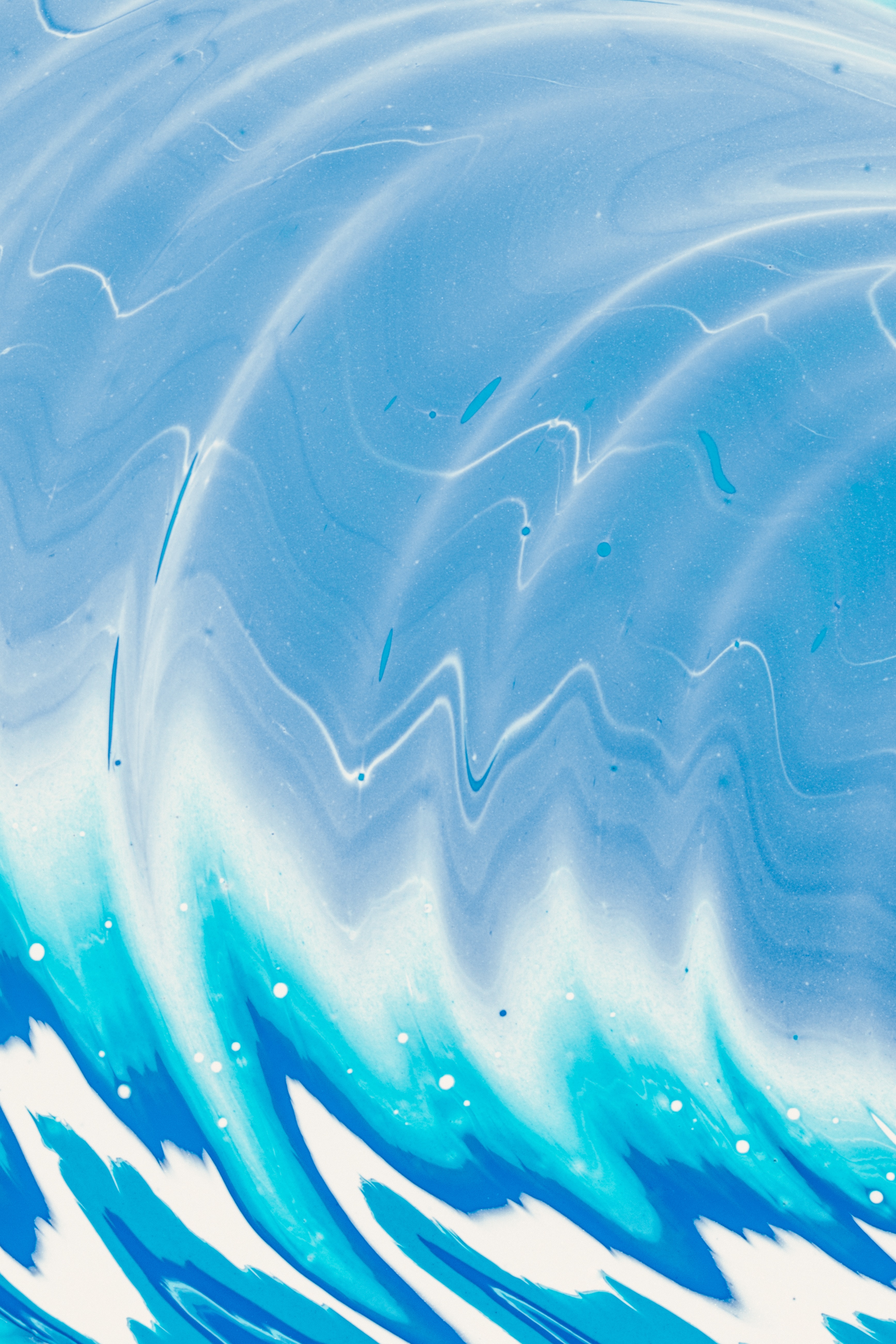 Free download wallpaper Paint, Waves, Divorces, Abstract, Liquid on your PC desktop