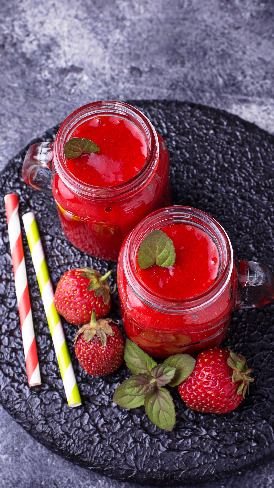 Download mobile wallpaper Food, Strawberry, Fruit, Drink, Smoothie for free.