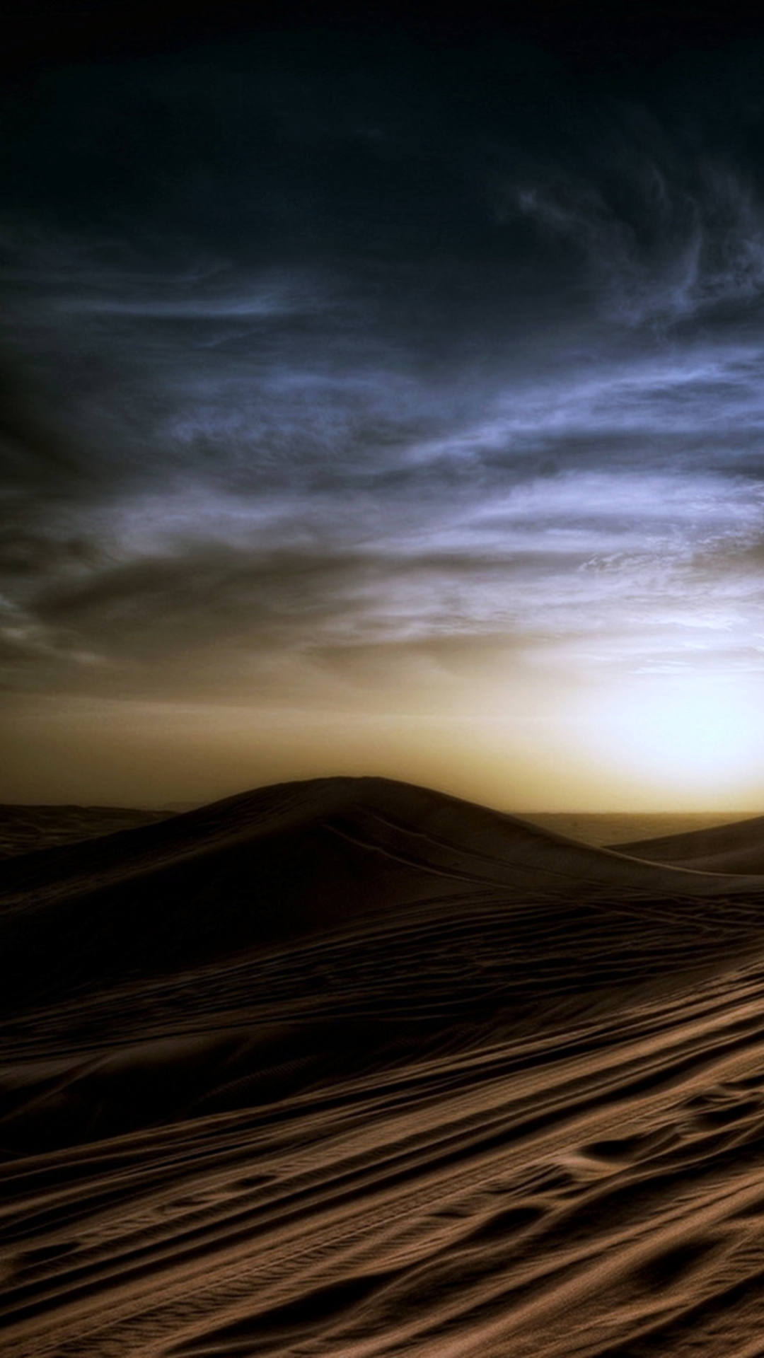 Download mobile wallpaper Sunset, Sky, Sand, Desert, Earth, Dune, Cloud for free.