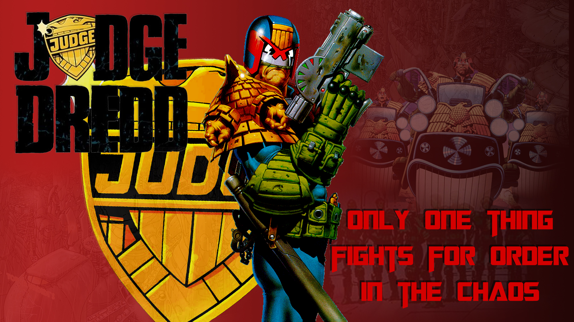 Handy-Wallpaper Judge Dredd, Dredd, Comics kostenlos herunterladen.