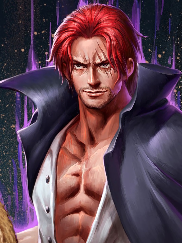 Download mobile wallpaper Anime, Red Hair, One Piece, Shanks (One Piece), Straw Hat for free.