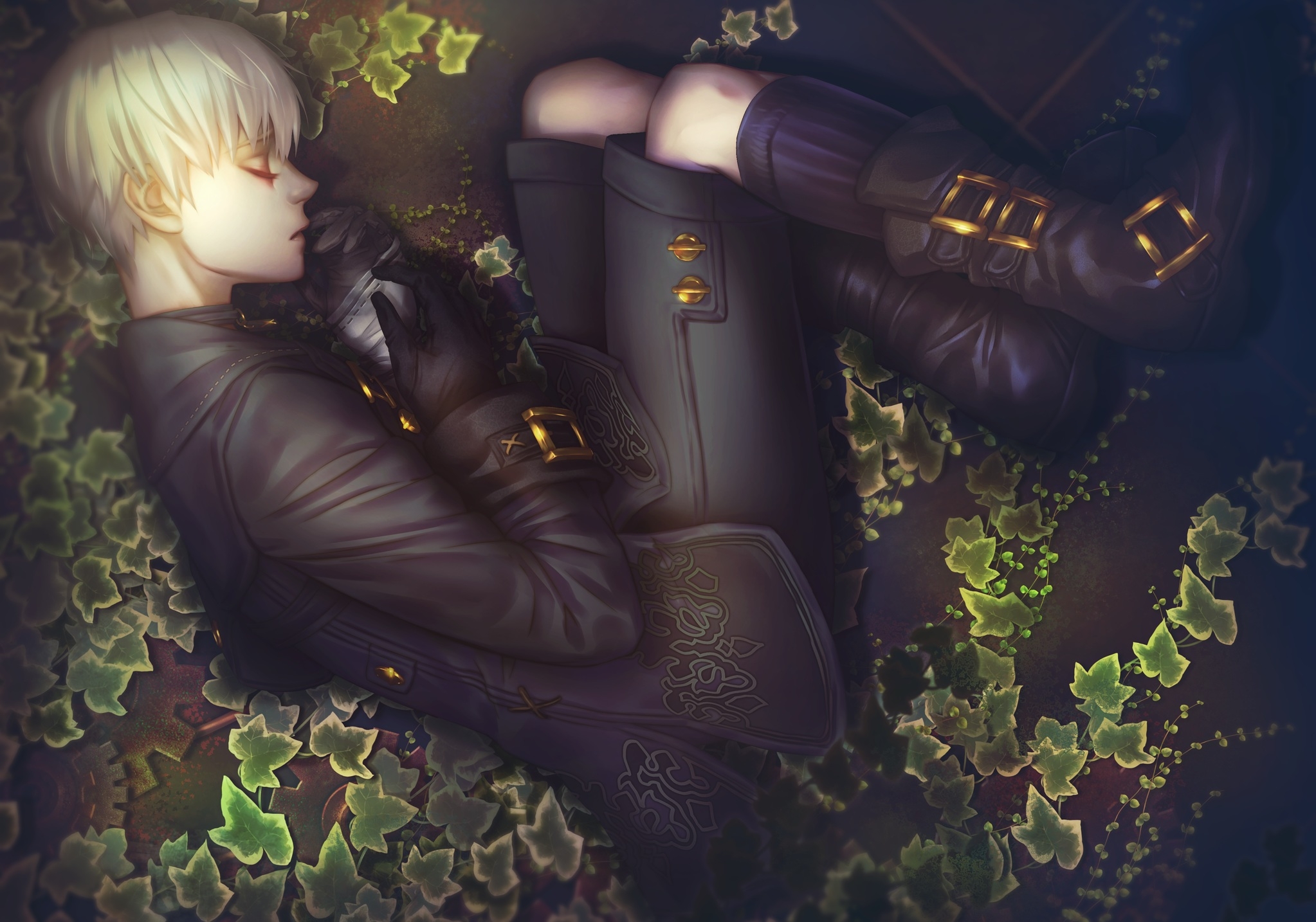 Download mobile wallpaper Leaf, Video Game, Nier: Automata, Yorha No 9 Type S for free.