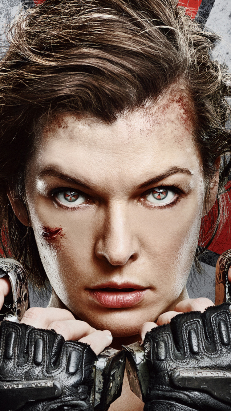 Handy-Wallpaper Resident Evil, Milla Jovovich, Filme, Resident Evil: The Final Chapter kostenlos herunterladen.