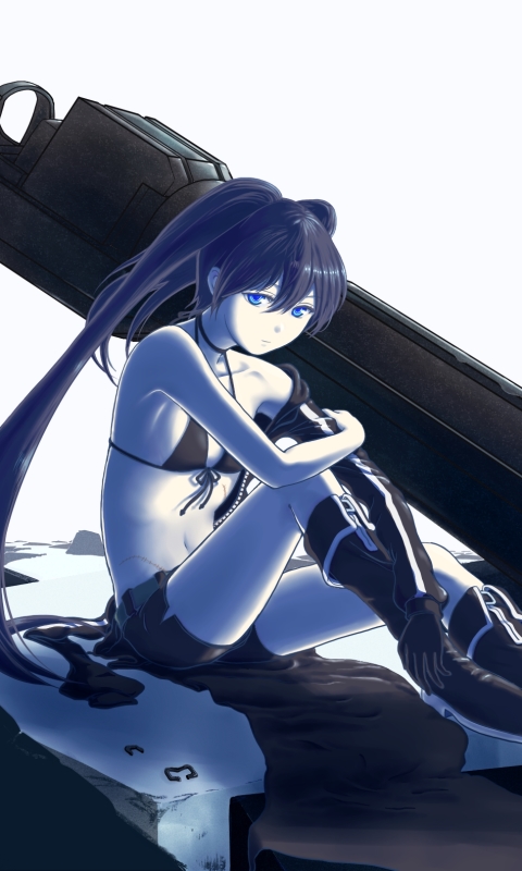 Download mobile wallpaper Anime, Black Rock Shooter for free.