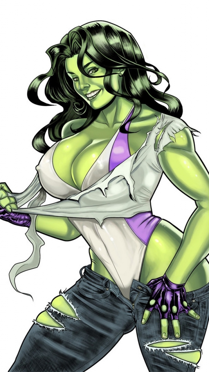 Handy-Wallpaper Comics, She Hulk kostenlos herunterladen.