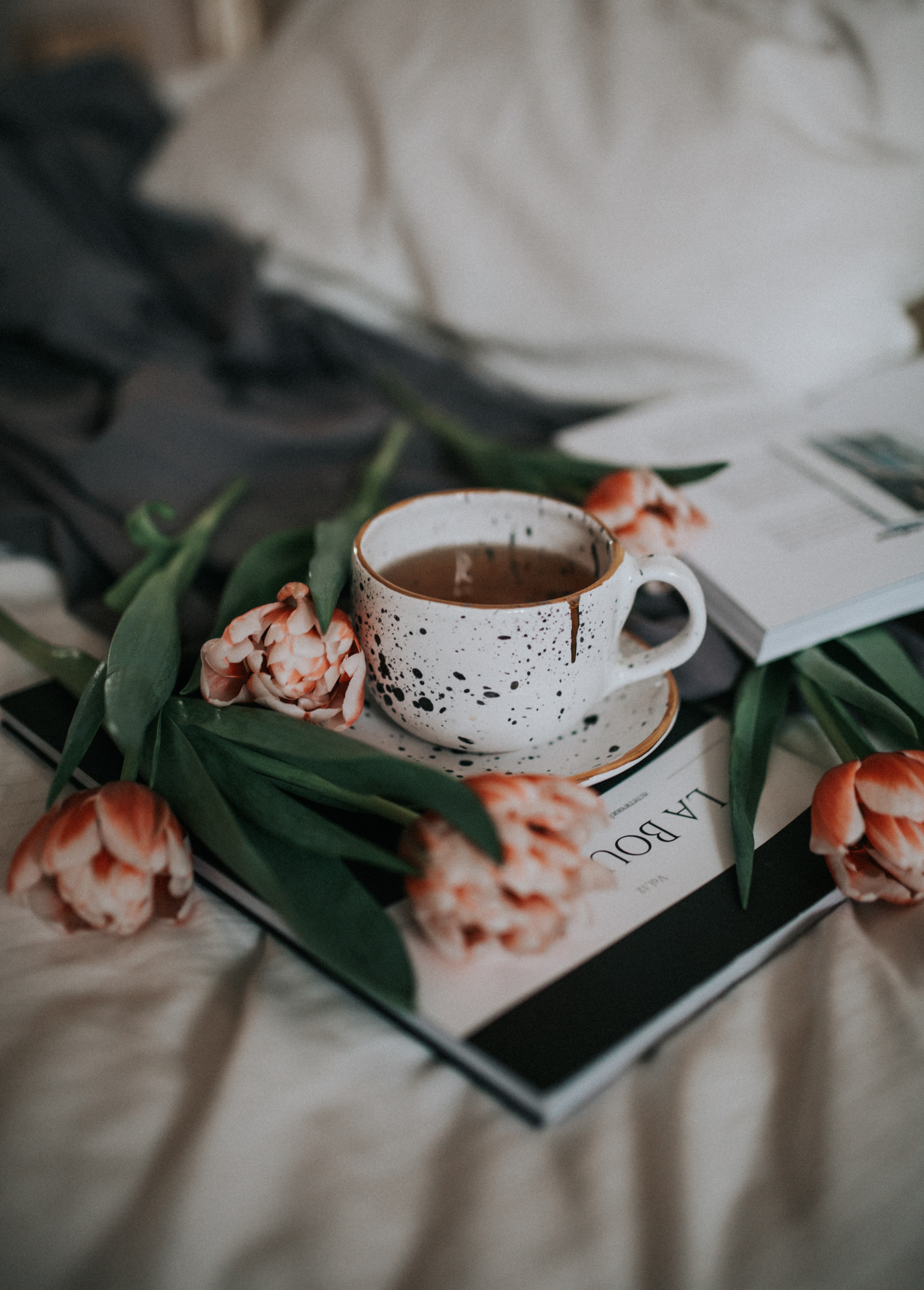 cup, flowers, still life, miscellanea, miscellaneous, tea Smartphone Background