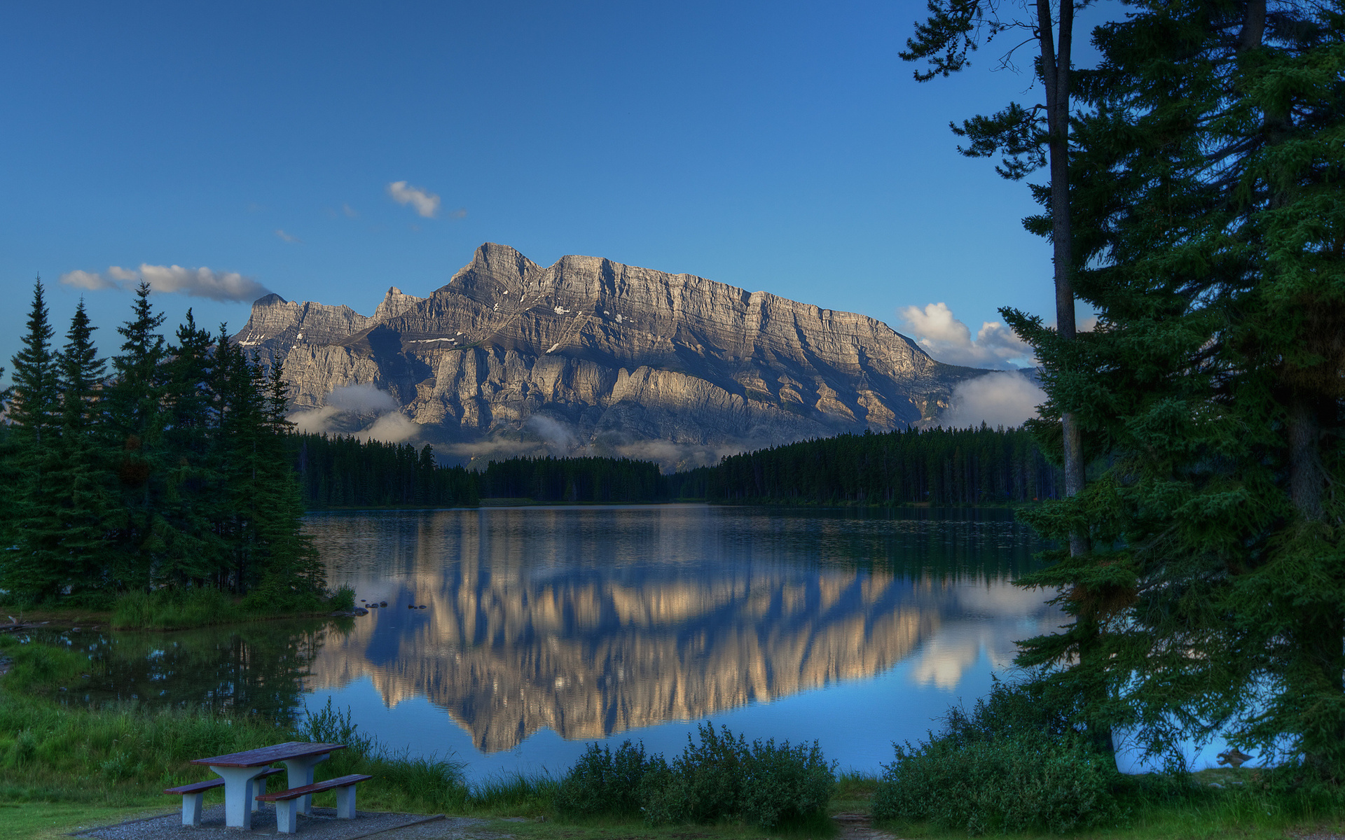 Baixe gratuitamente a imagem Paisagem, Montanha, Terra/natureza, Reflecção na área de trabalho do seu PC