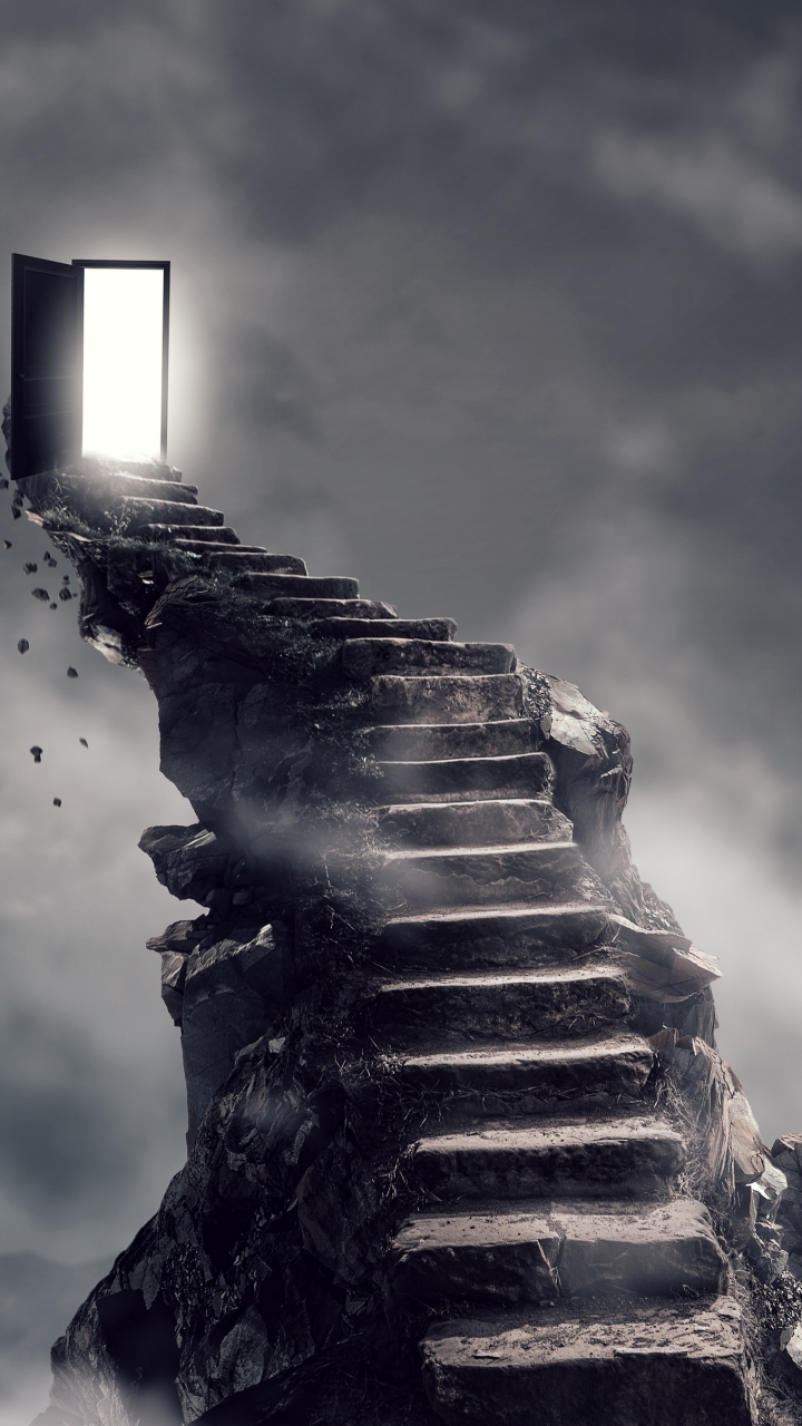 Download mobile wallpaper Stairs, Artistic for free.