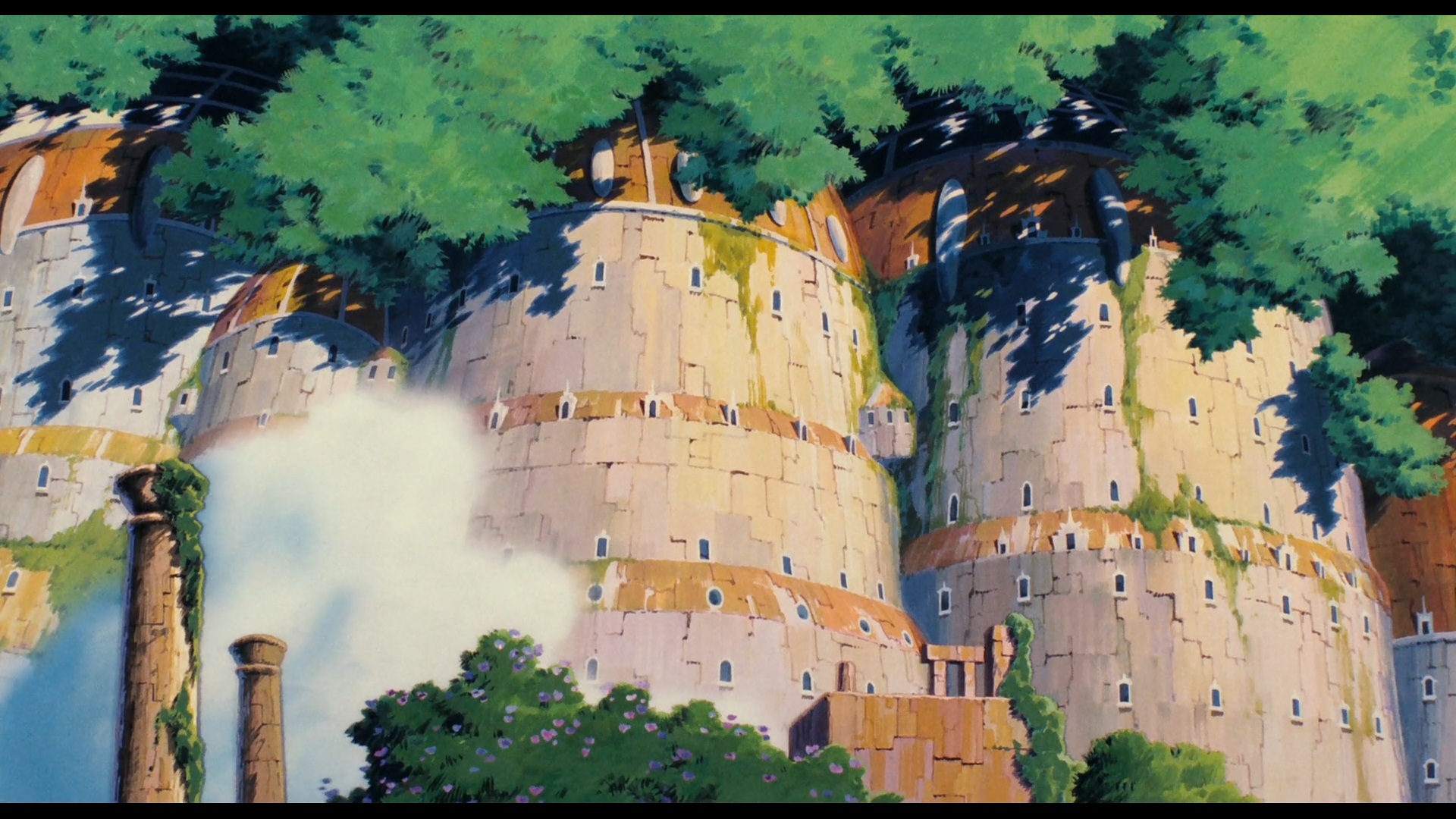 Descarga gratuita de fondo de pantalla para móvil de Animado, El Castillo En El Cielo.