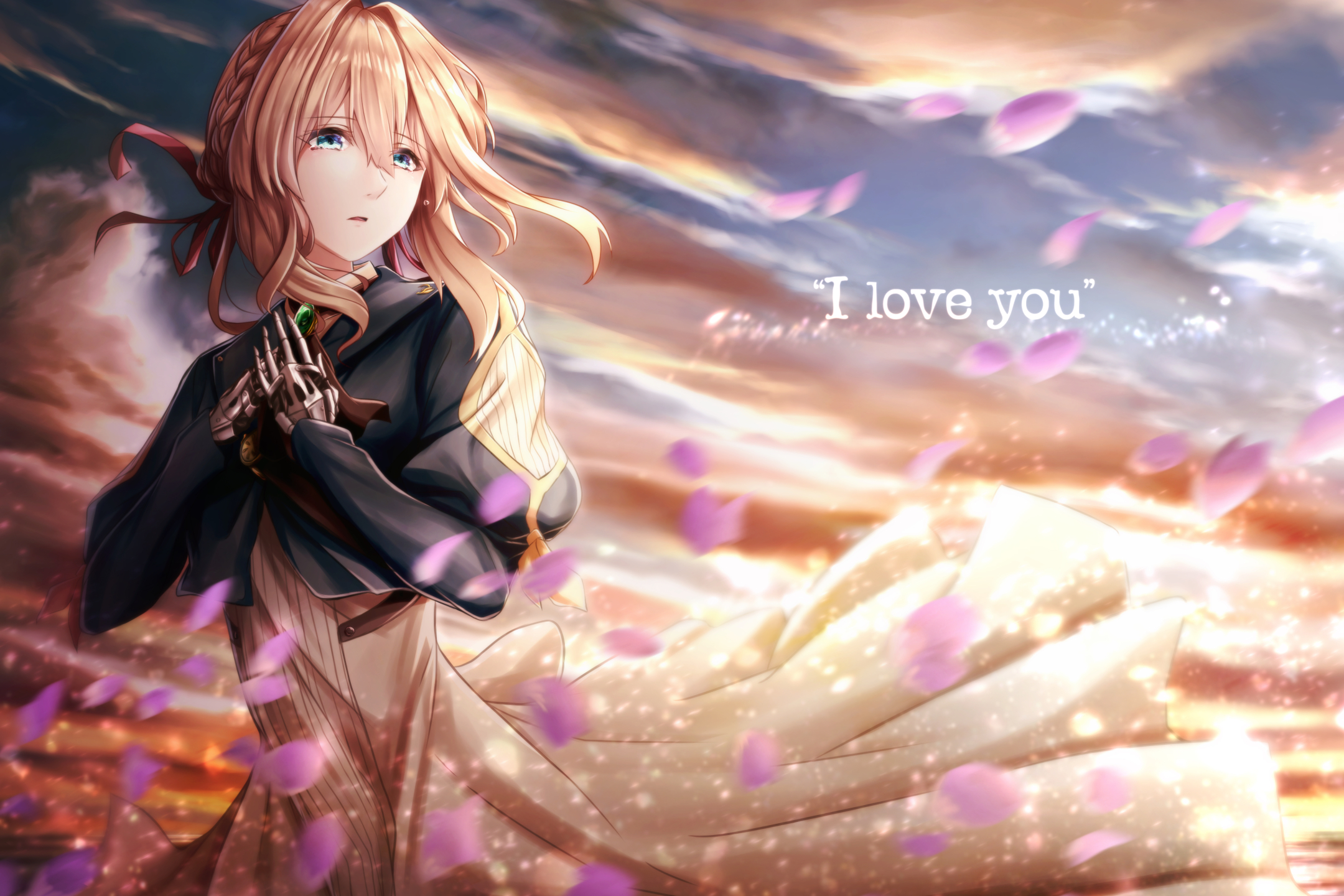 Laden Sie das Blond, Blondinen, Animes, Violet Evergarden (Charakter), Violet Evergarden-Bild kostenlos auf Ihren PC-Desktop herunter