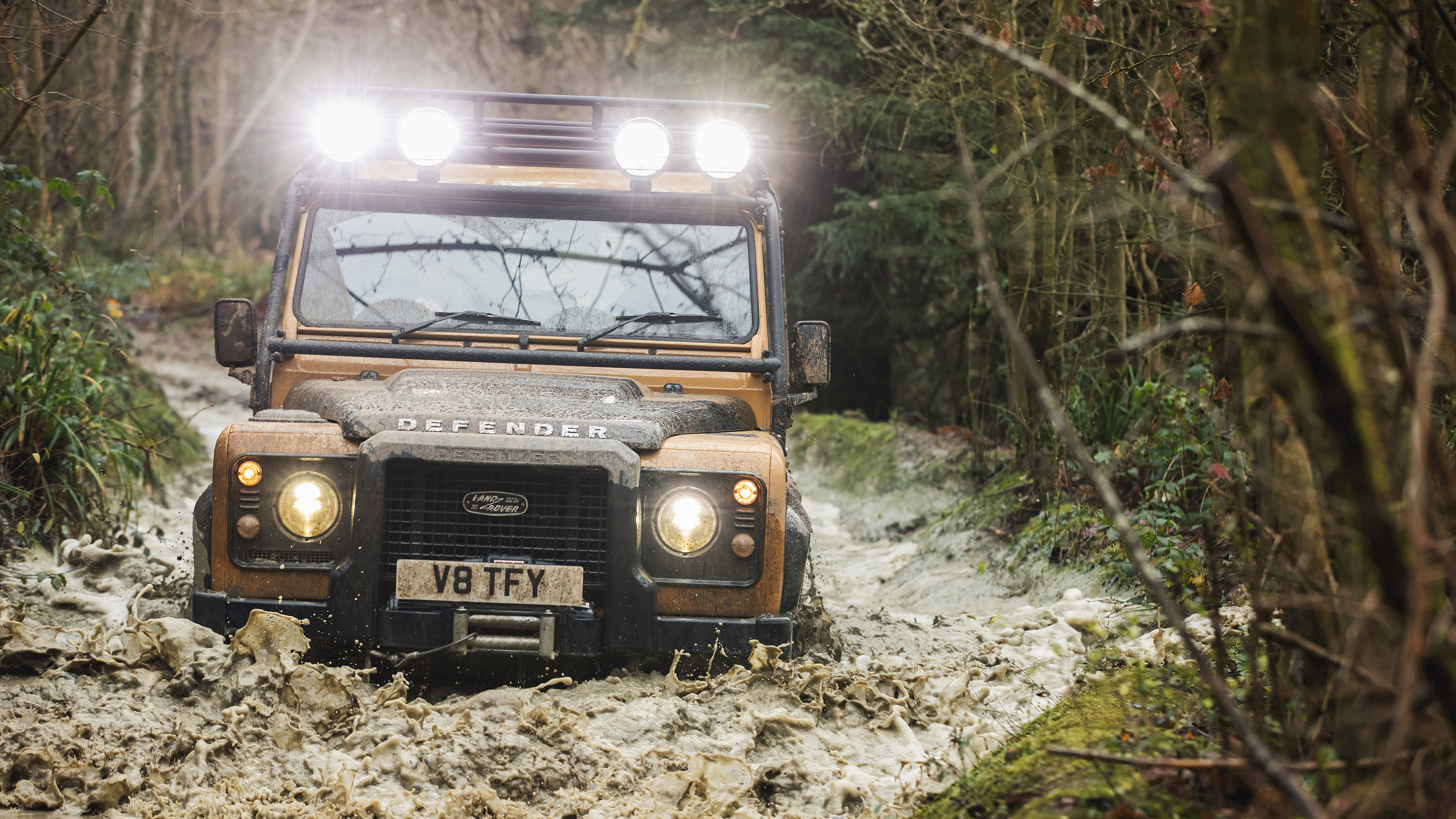 Téléchargez gratuitement l'image Land Rover, Voiture, Vus, Véhicules, Land Rover Defender sur le bureau de votre PC